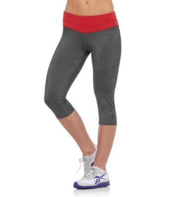 CrossFit Chase Capri (rbk drk grey heather/uber berry)