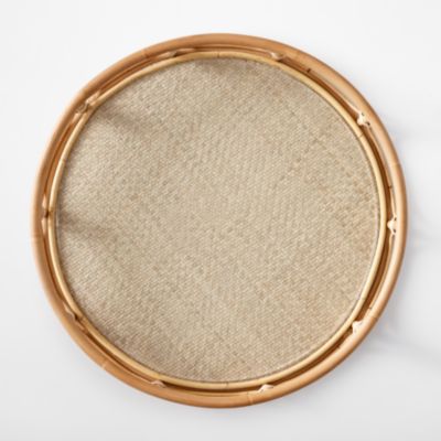 Bamboo Round Serving Tray