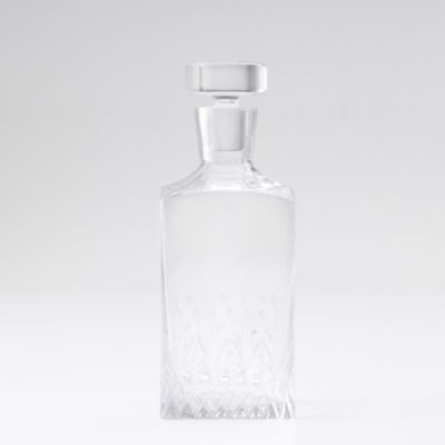 Classic Etched Whiskey Decanter