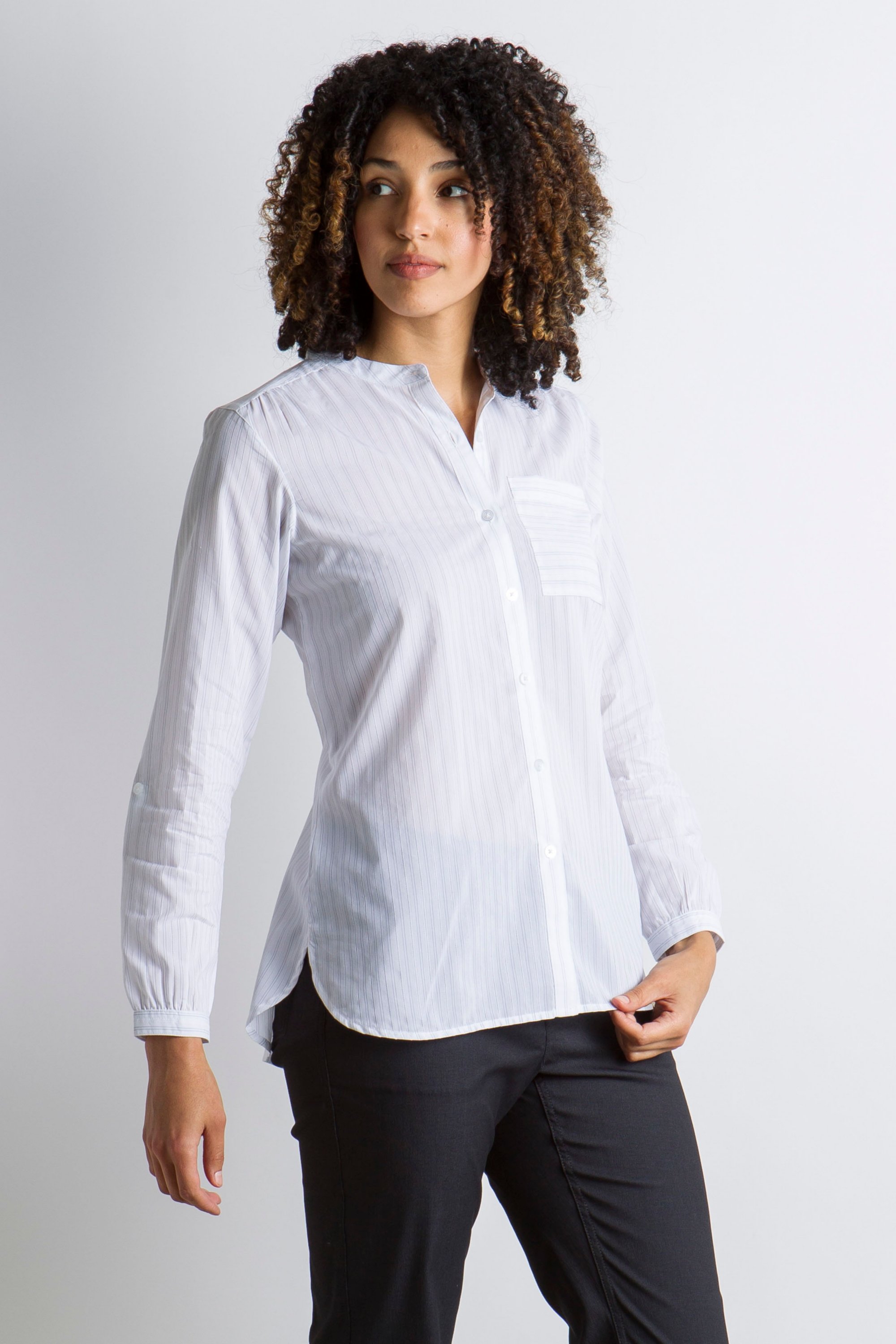  ExOfficio Women's Lencia Relaxed Fit Long-Sleeve Shirt, Ink,  X-small : ExOfficio: Clothing, Shoes & Jewelry