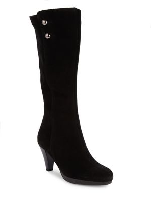 la canadienne hannah suede riding boots