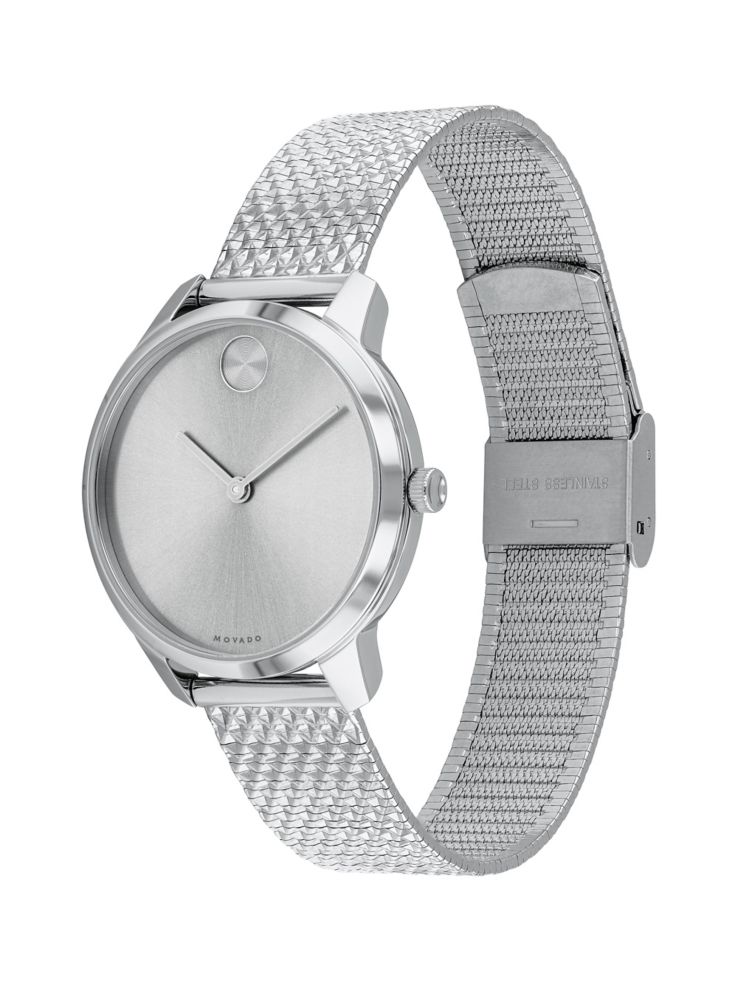 Movado Bold Stainless Steel Mesh Bracelet Watch Lordandtaylor Com