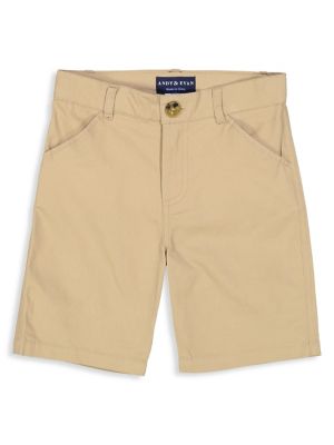 khaki twill shorts