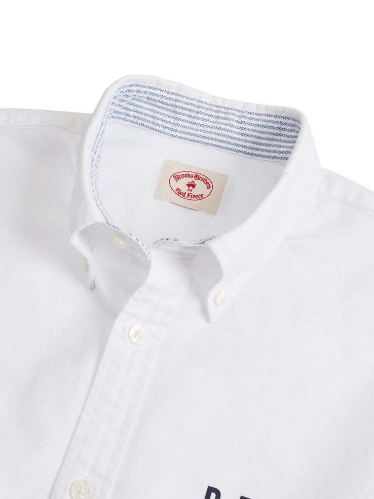 Brooks Brothers Red Fleece Oxford Embroidered Shirt