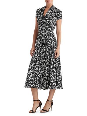 polo ralph lauren floral georgette dress