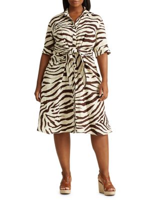 ralph lauren animal print dress