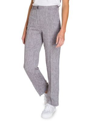 Olsen - Mona Straight-Leg Linen Pants 