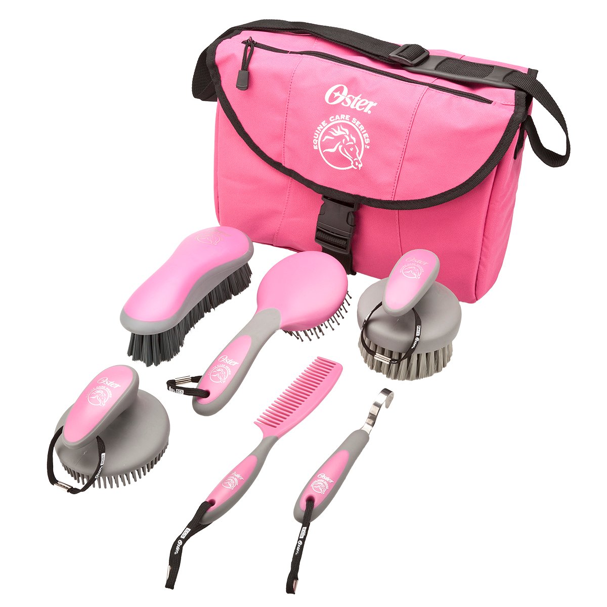 GROOMING KIT BAG BLUE & PINK