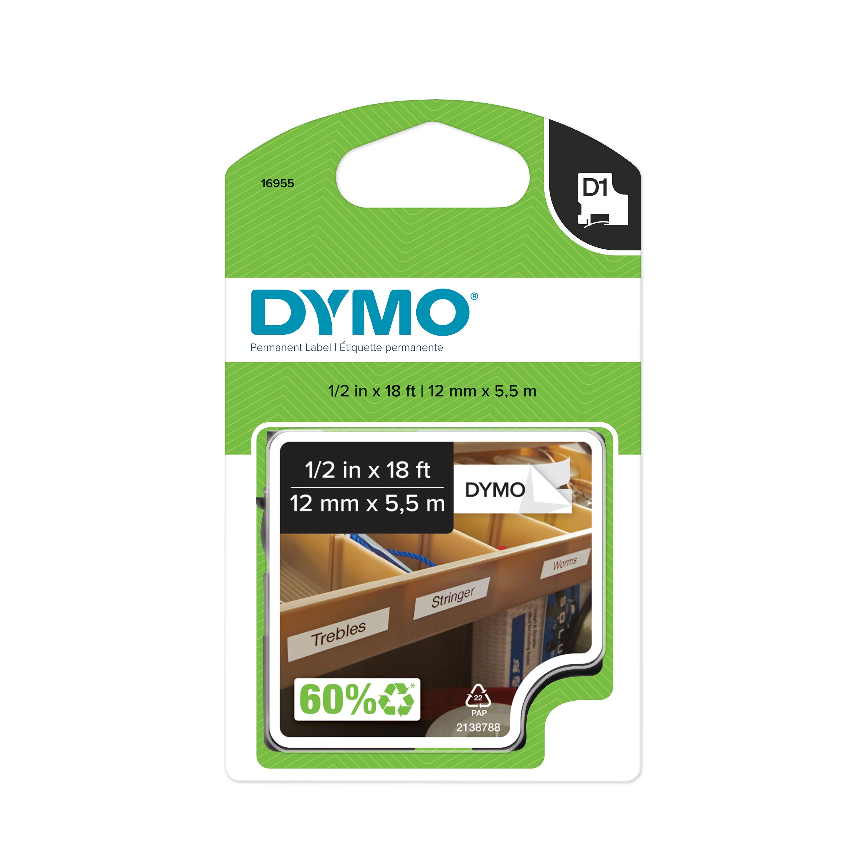 DYMO D1 Permanent Plastic Labels | Dymo