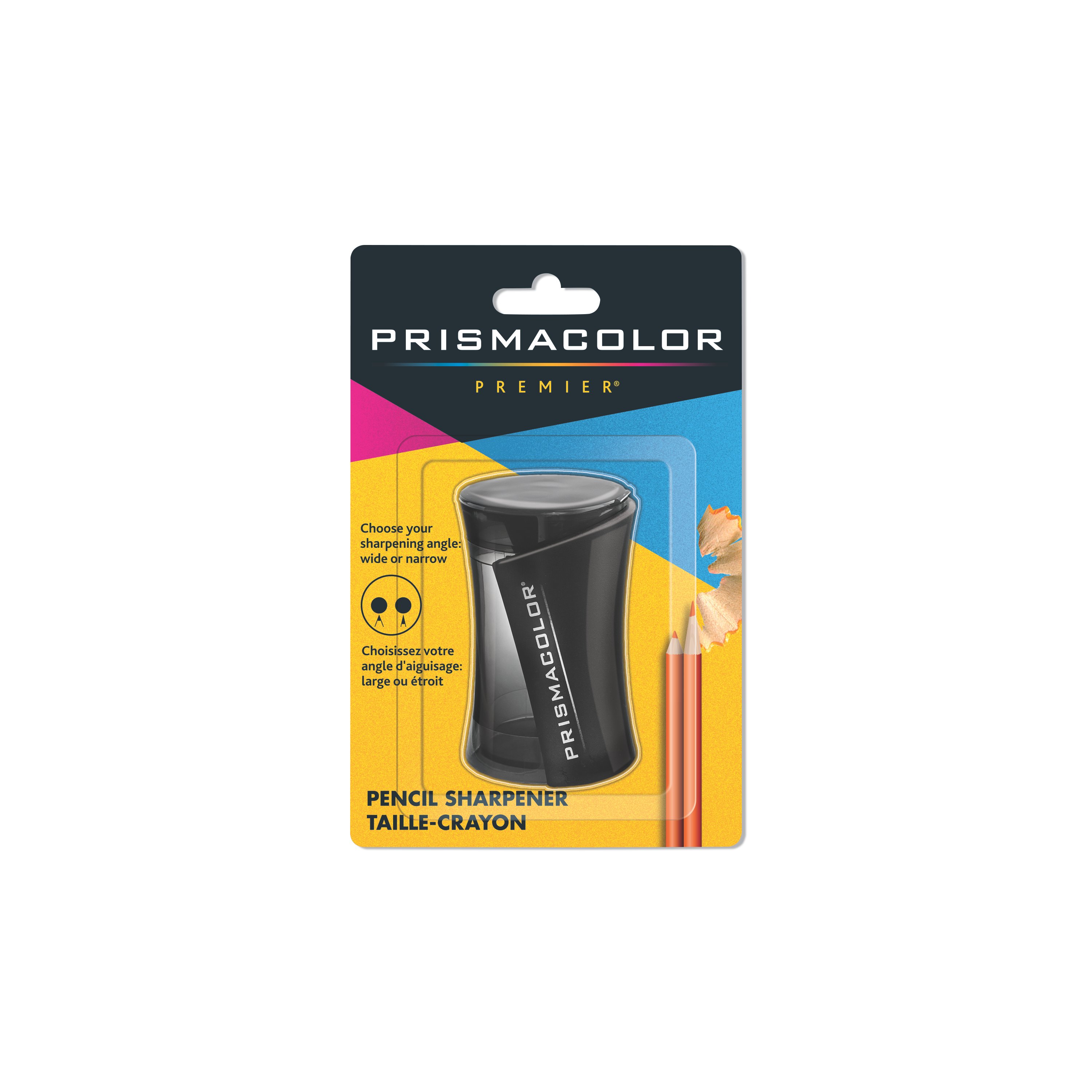 Prismacolor Premier Pencil Sharpener, Black. Two Different Blades, Both  Made From High-quality Sharpened Steel. Art Supplies