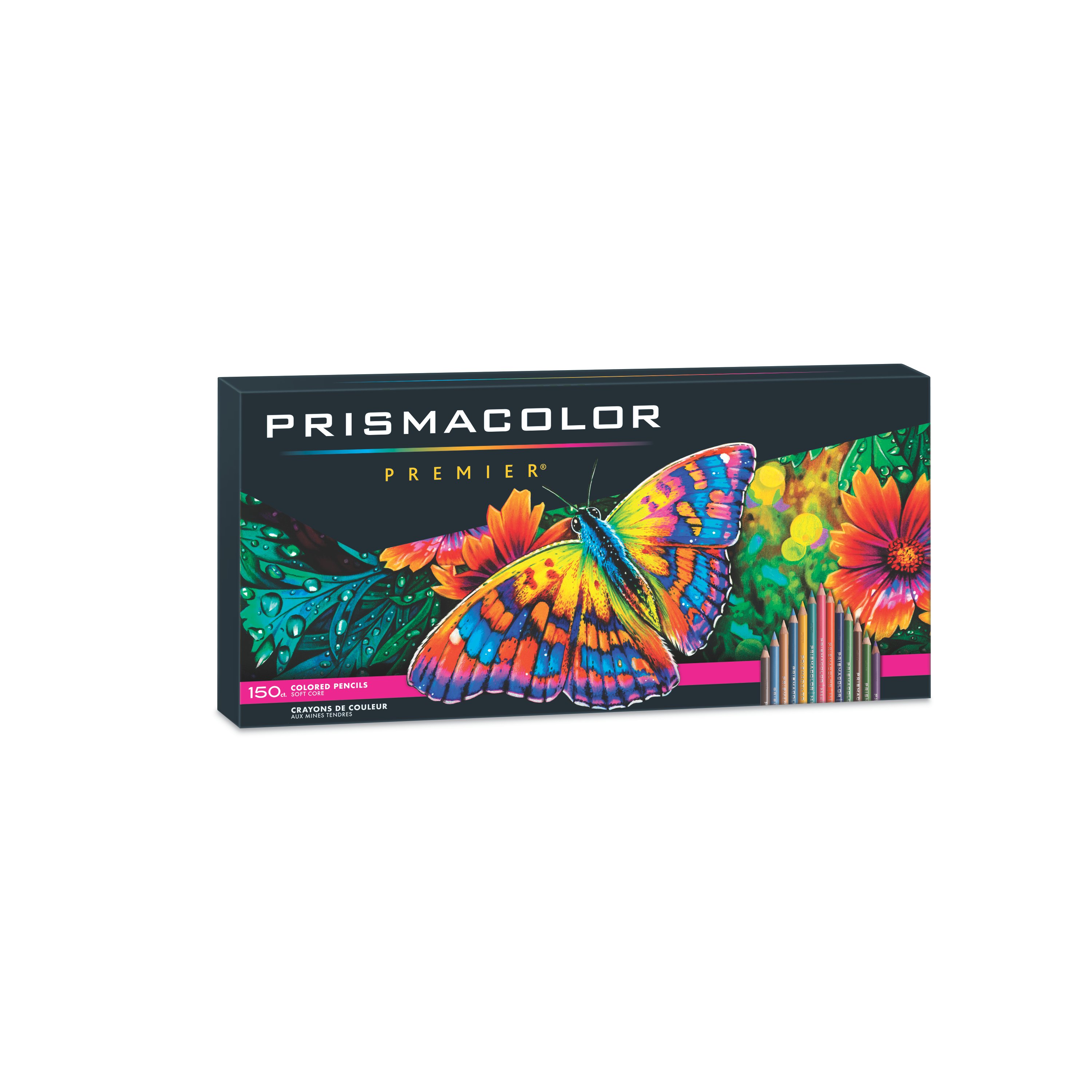 Prismacolor Premier Soft Core Colored Pencil 12-Count Black 3363 