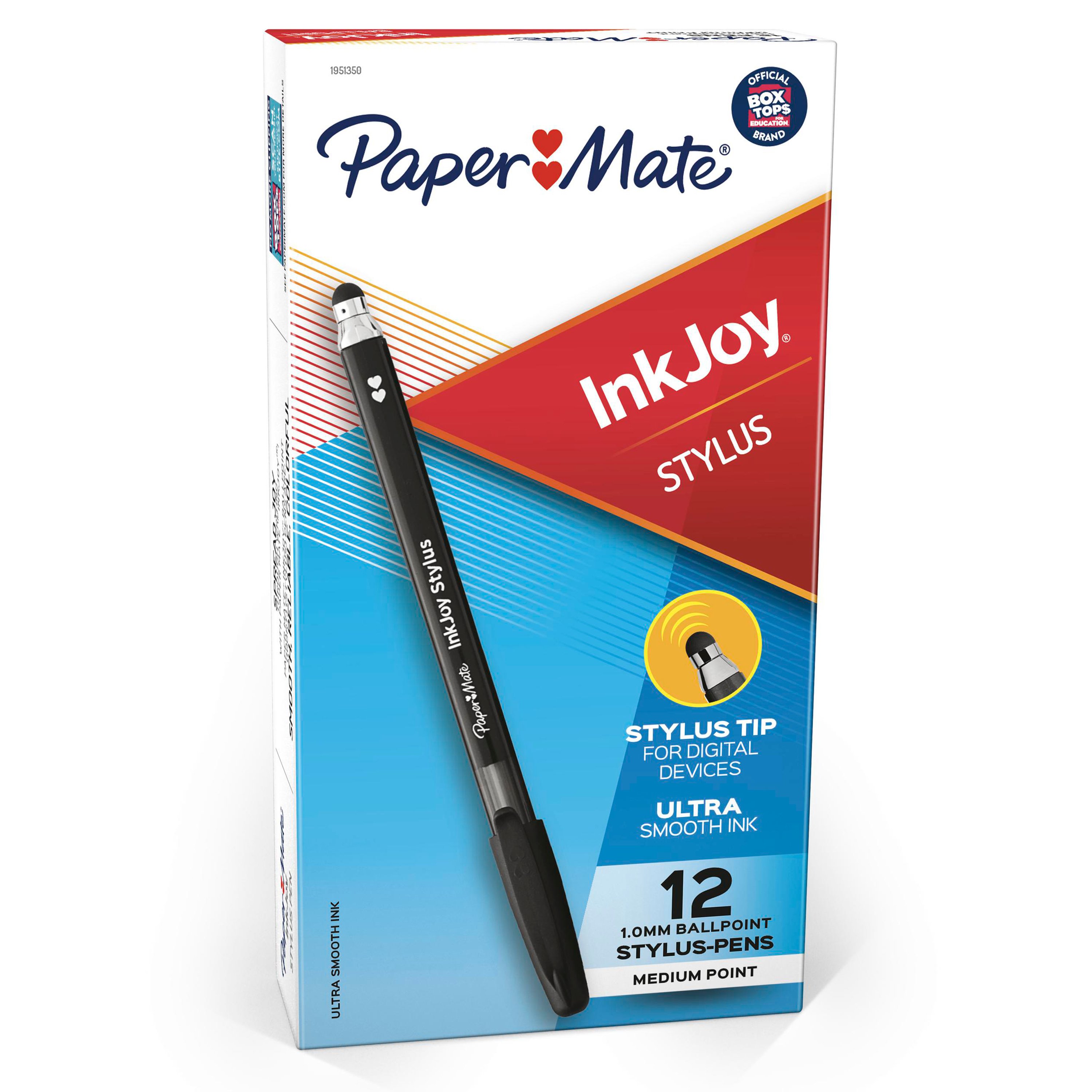 Paper Mate InkJoy 100 Stick Pens Medium Point 1.0 mm Translucent Assorted  Barrels Assorted Ink Colors Pack Of 8 Pens - Office Depot