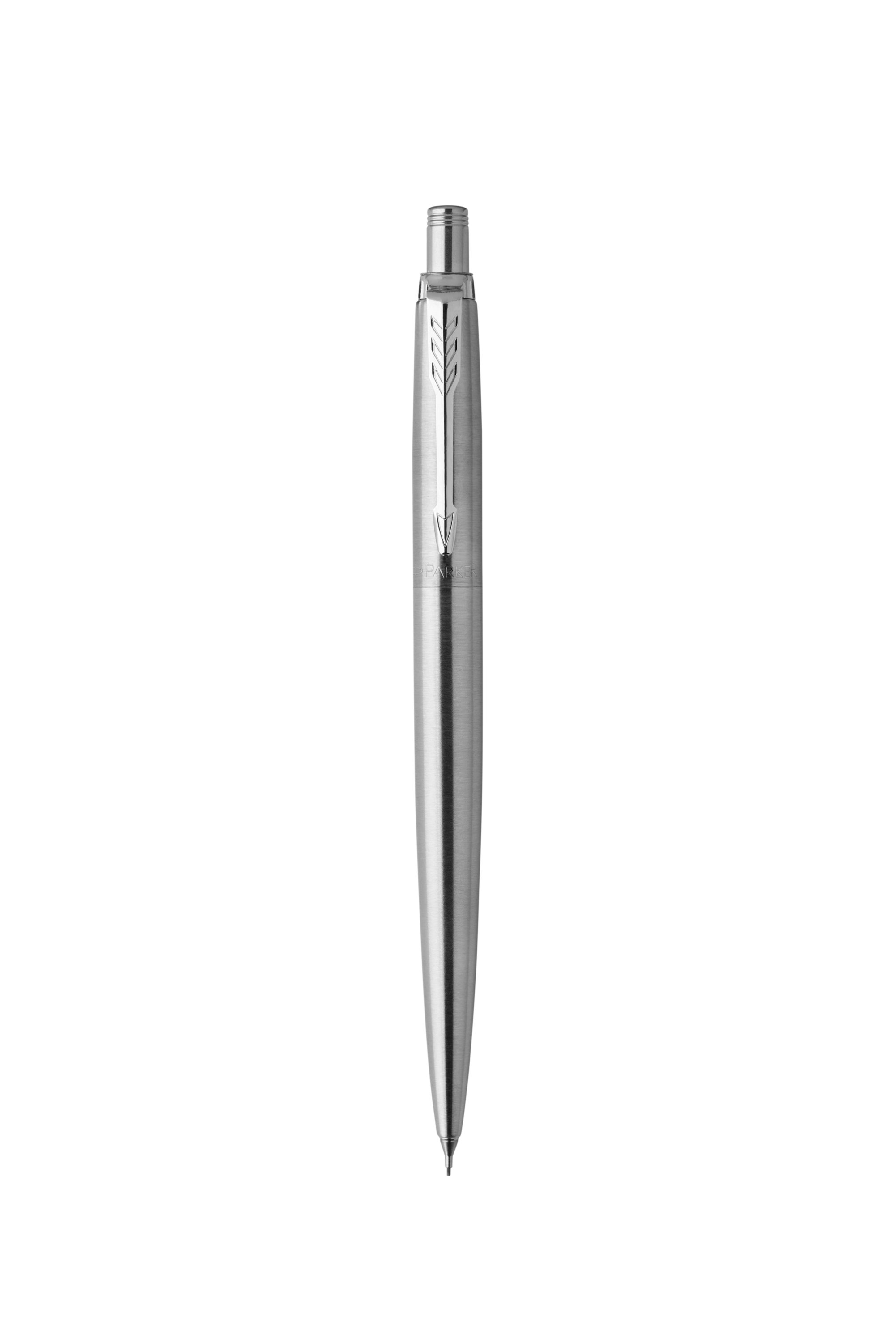 PARKER Jotter - Special Edition Ballpoint Pen XL, Monochrome Stainless  steel, Chrome trims, medium Point, Blue ink Refill