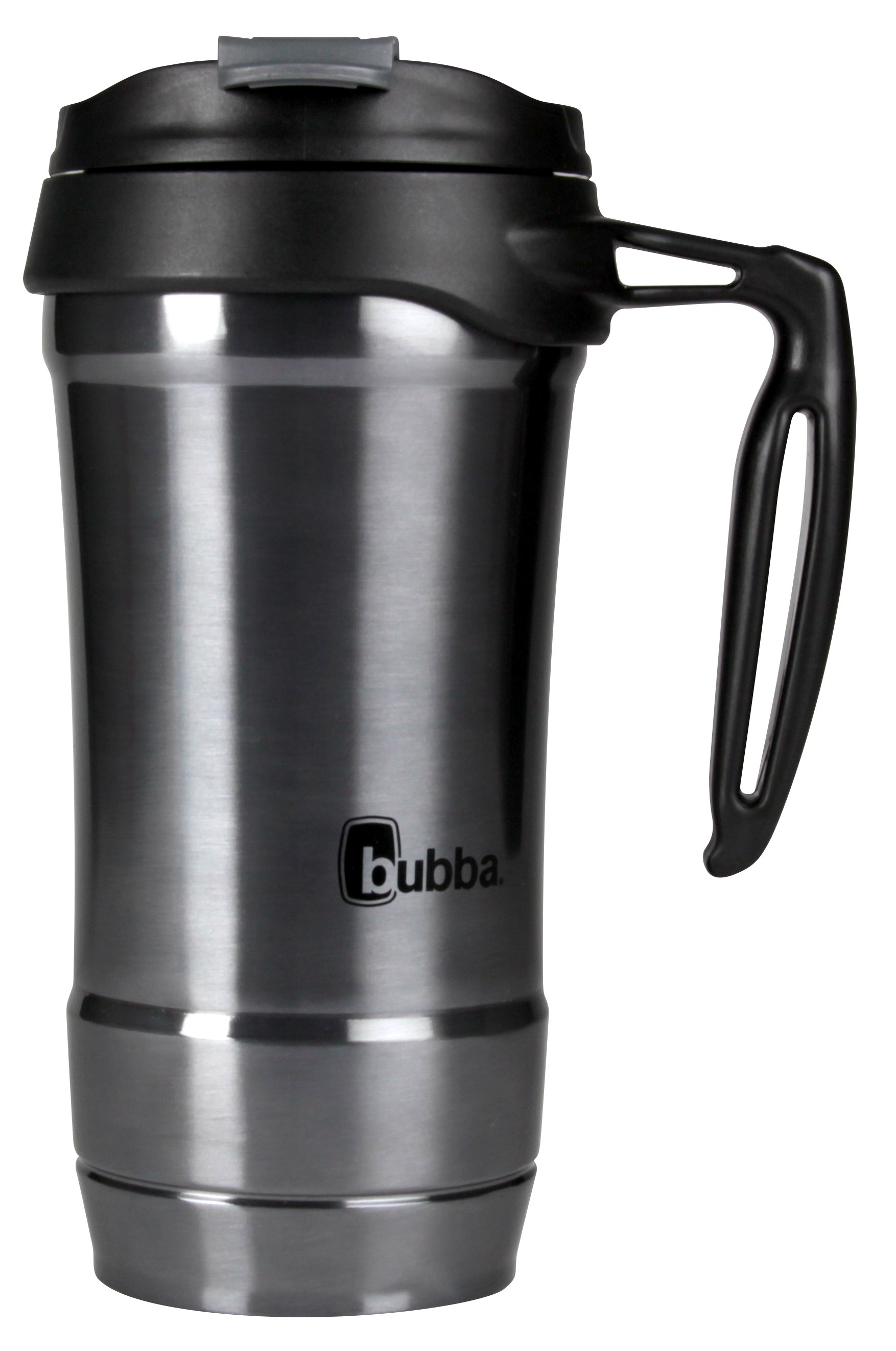 bubba Hero Stainless Steel Travel Mug with Handle, 18 oz., Black