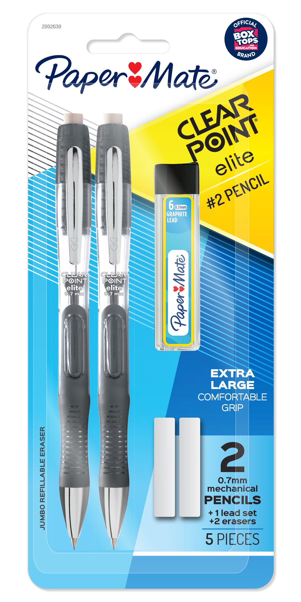 Paper Mate Clearpoint Elite Mechanical Pencil Sets, 0.7mm, HB #2 lead