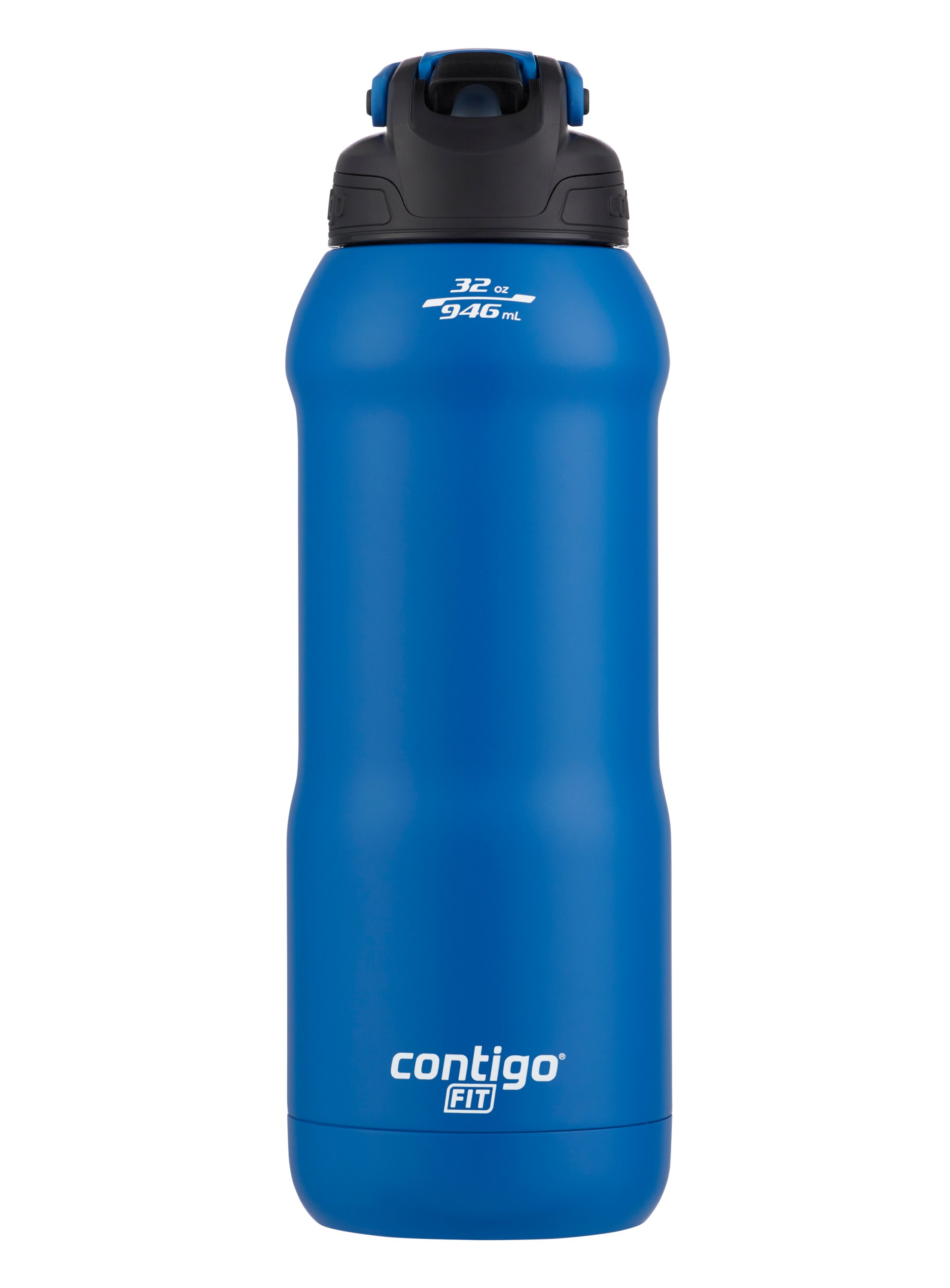 Fit Insulated Stainless Steel Water Bottle with AUTOSPOUT Straw, 32 oz., Water  Bottle