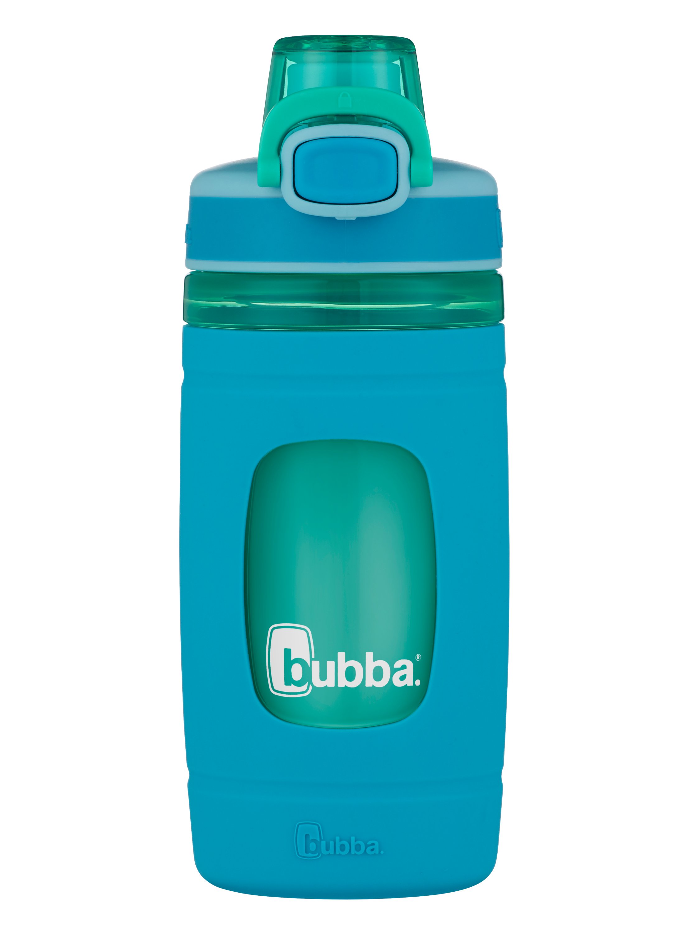 bubba Flo 16oz Azure Reef Kids Spout Lid Water Bottle With Silicone Sleeve for sale online 