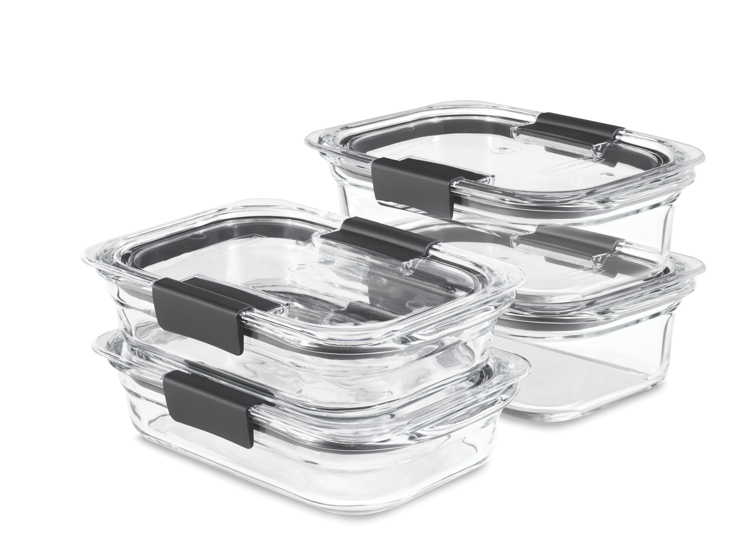 Rubbermaid® Brilliance Glass Rectangular Food Storage Container