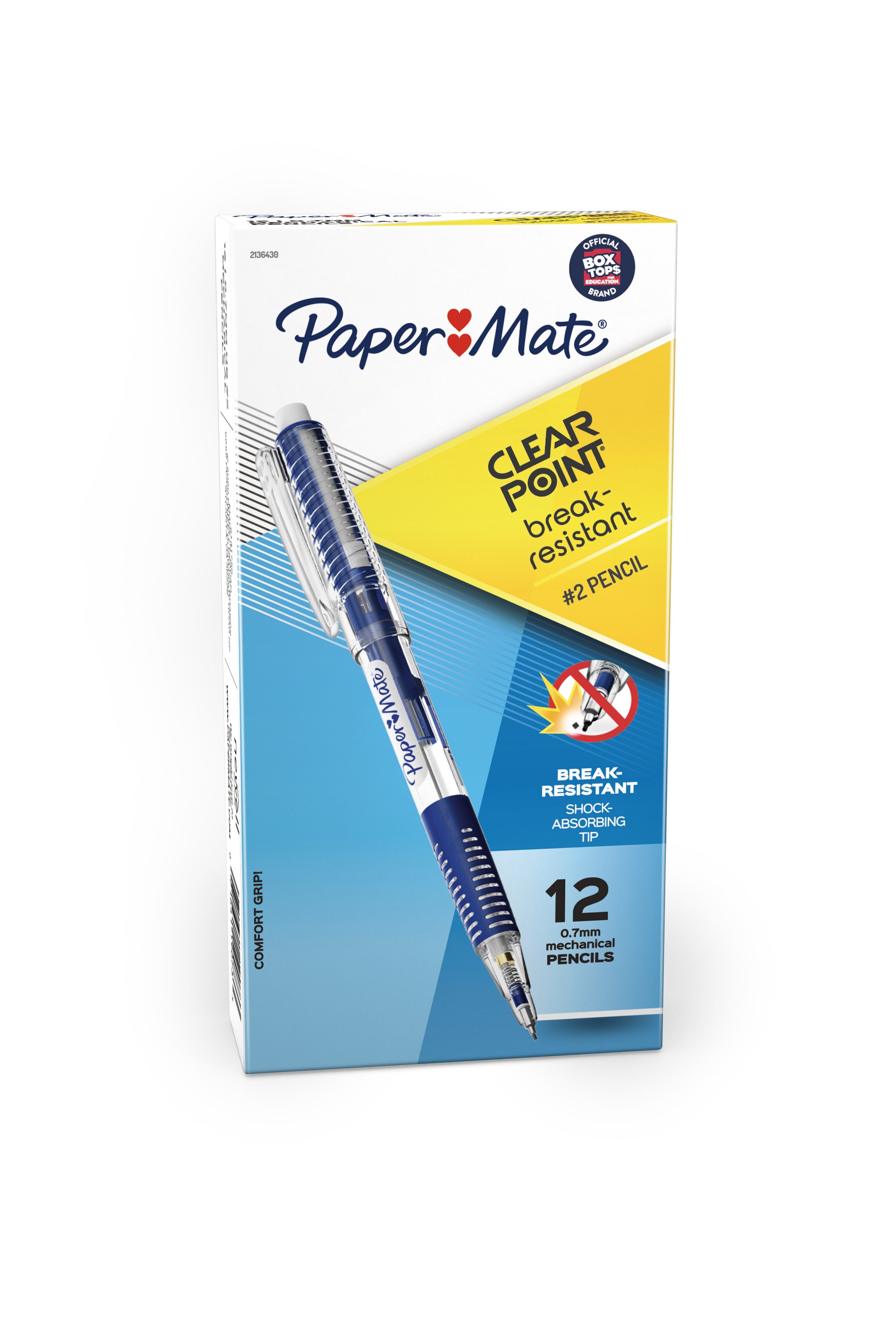 Open Foresee latch Paper Mate Clearpoint Break-Resistant Mechanical Pencils, 0.7mm, HB #2 Lead  | Papermate