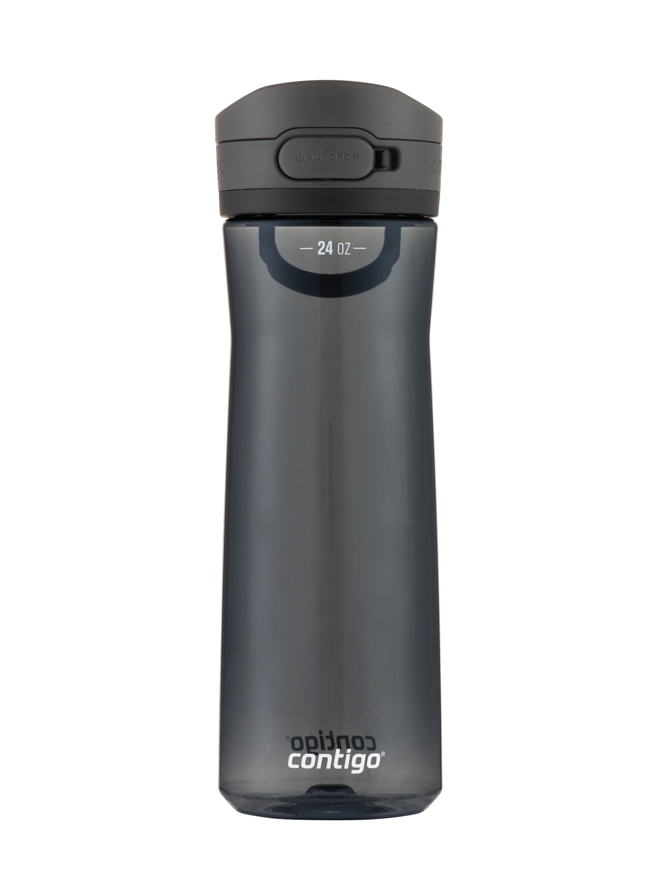 Contigo Water Bottle, Insulated, Contigo Stainless Steel, Jackson Chill 2.0, Licorice, 24 Ounces