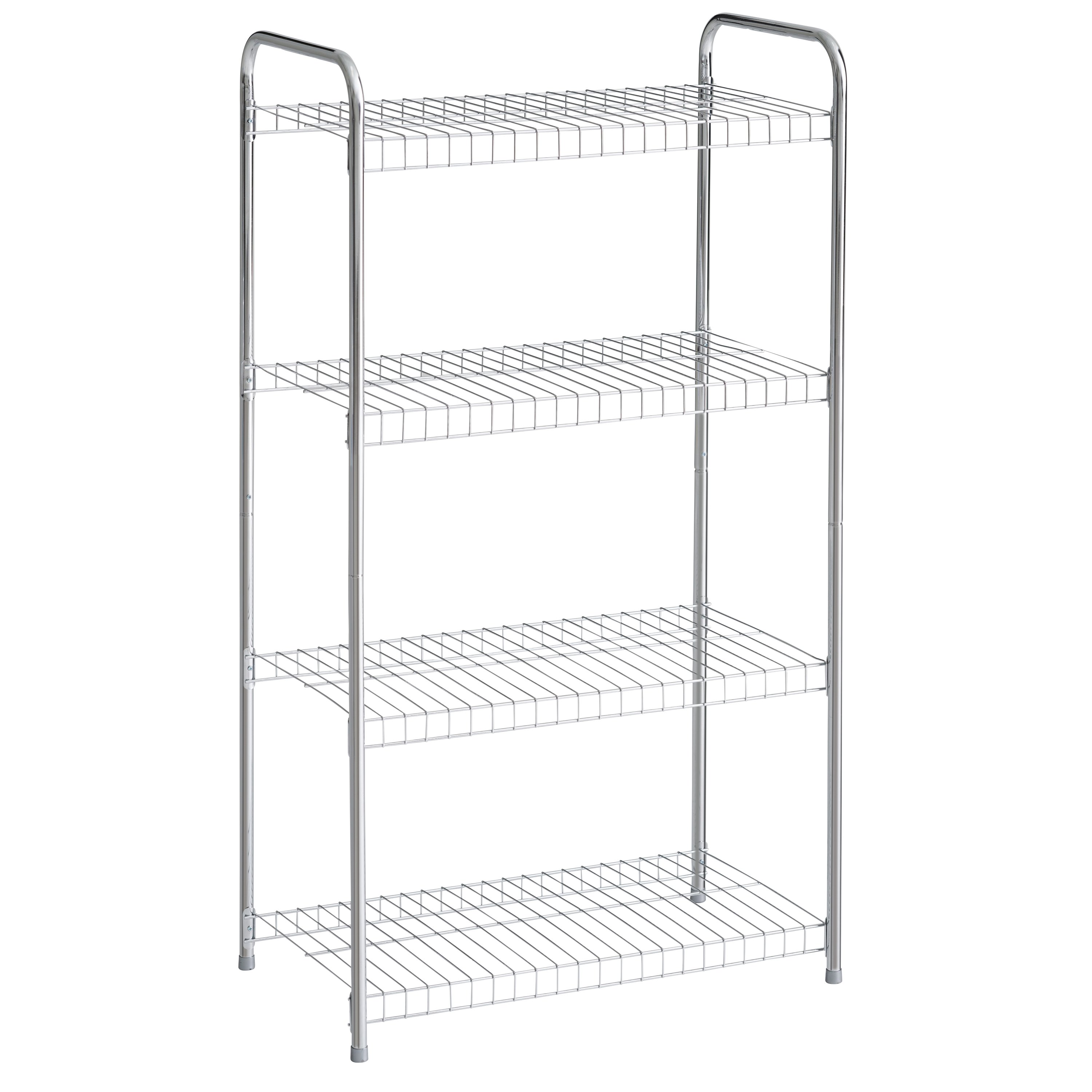 Rubbermaid Commercial 4-Shelf Xtra Storage Shelving Unit, 800-Pound  Capacity, Black