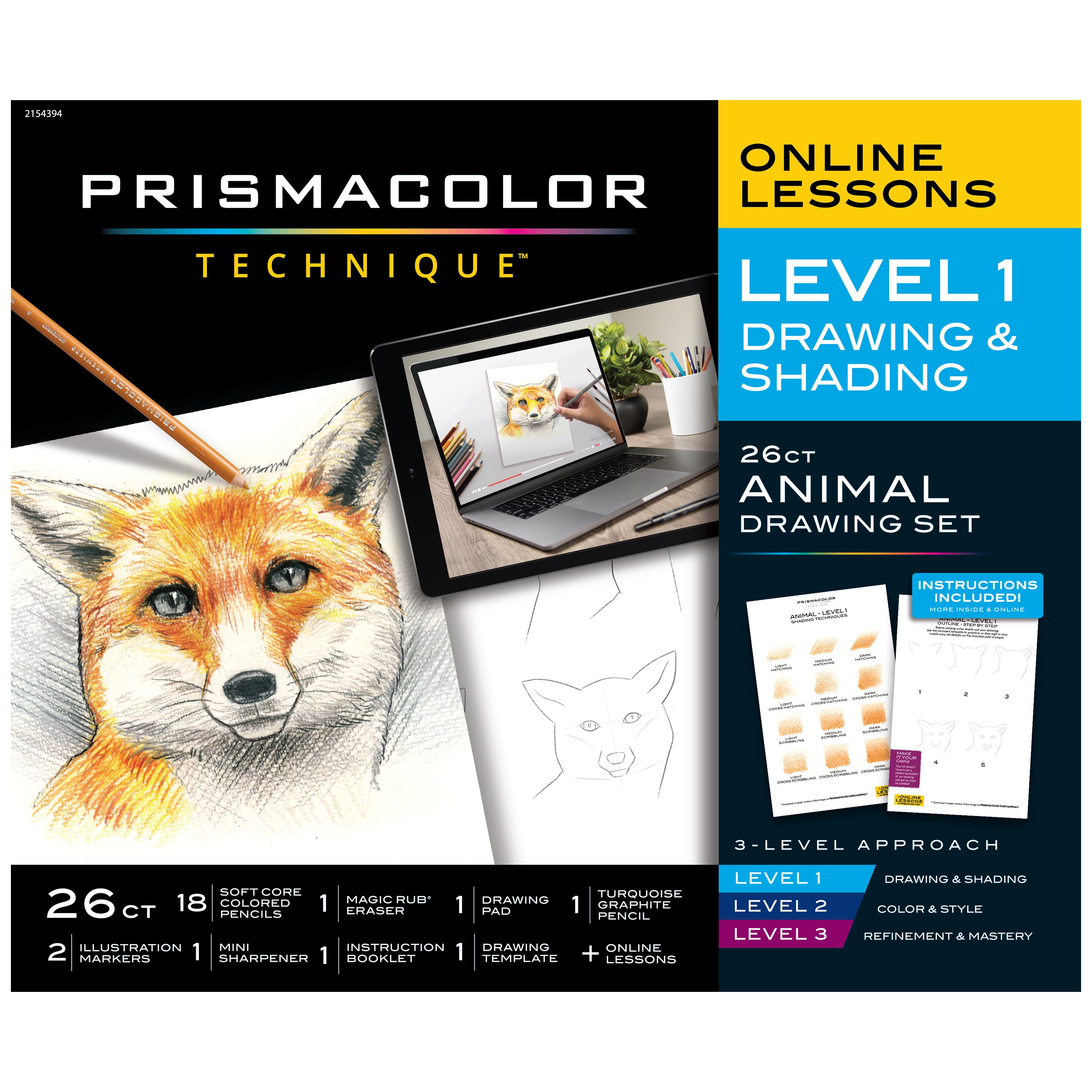 Prismacolor Technique ~ Animal Drawing Set ~ Level 3 ~ Refinement