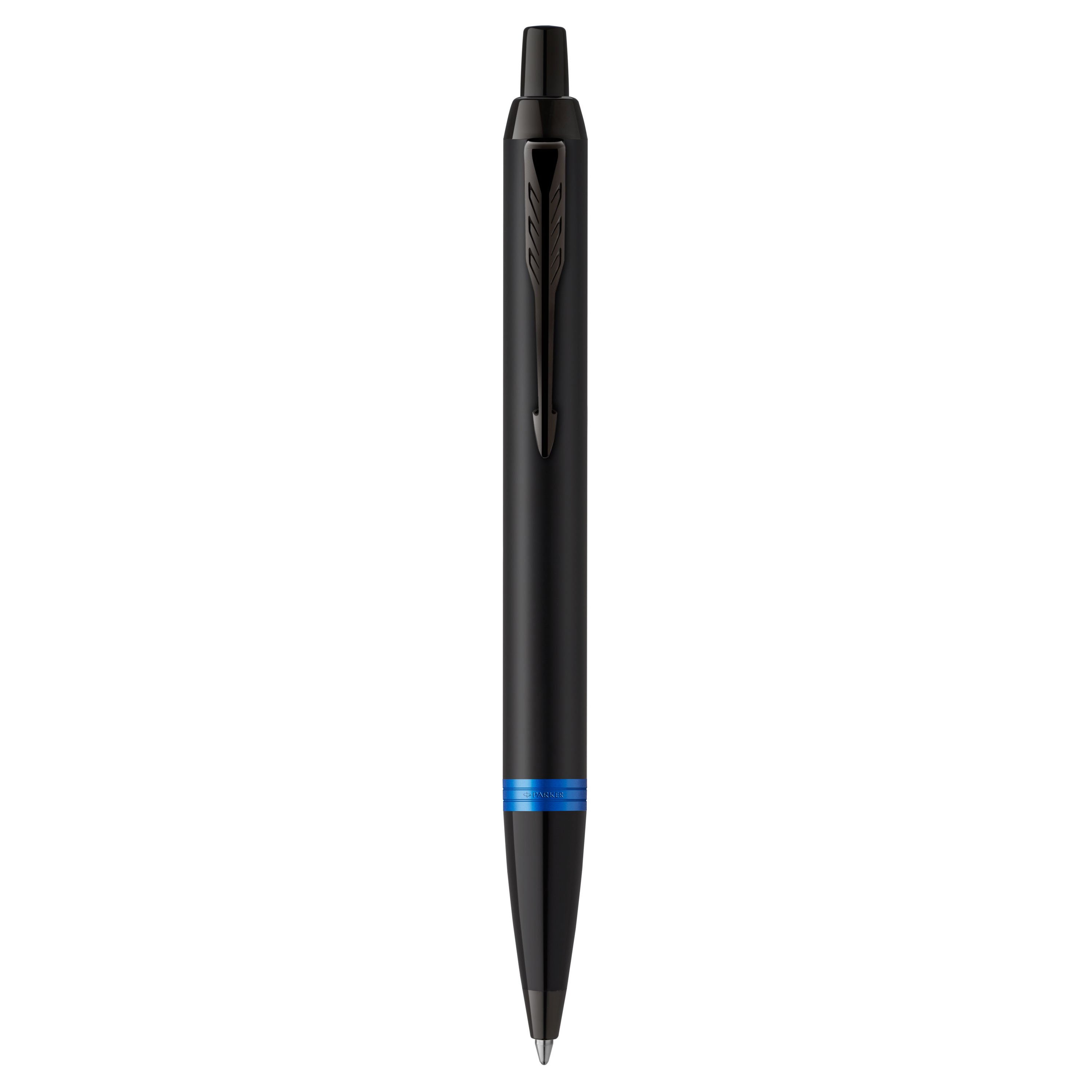 Parker IM Vibrant Rings Fountain Pen Black & Marine Blue