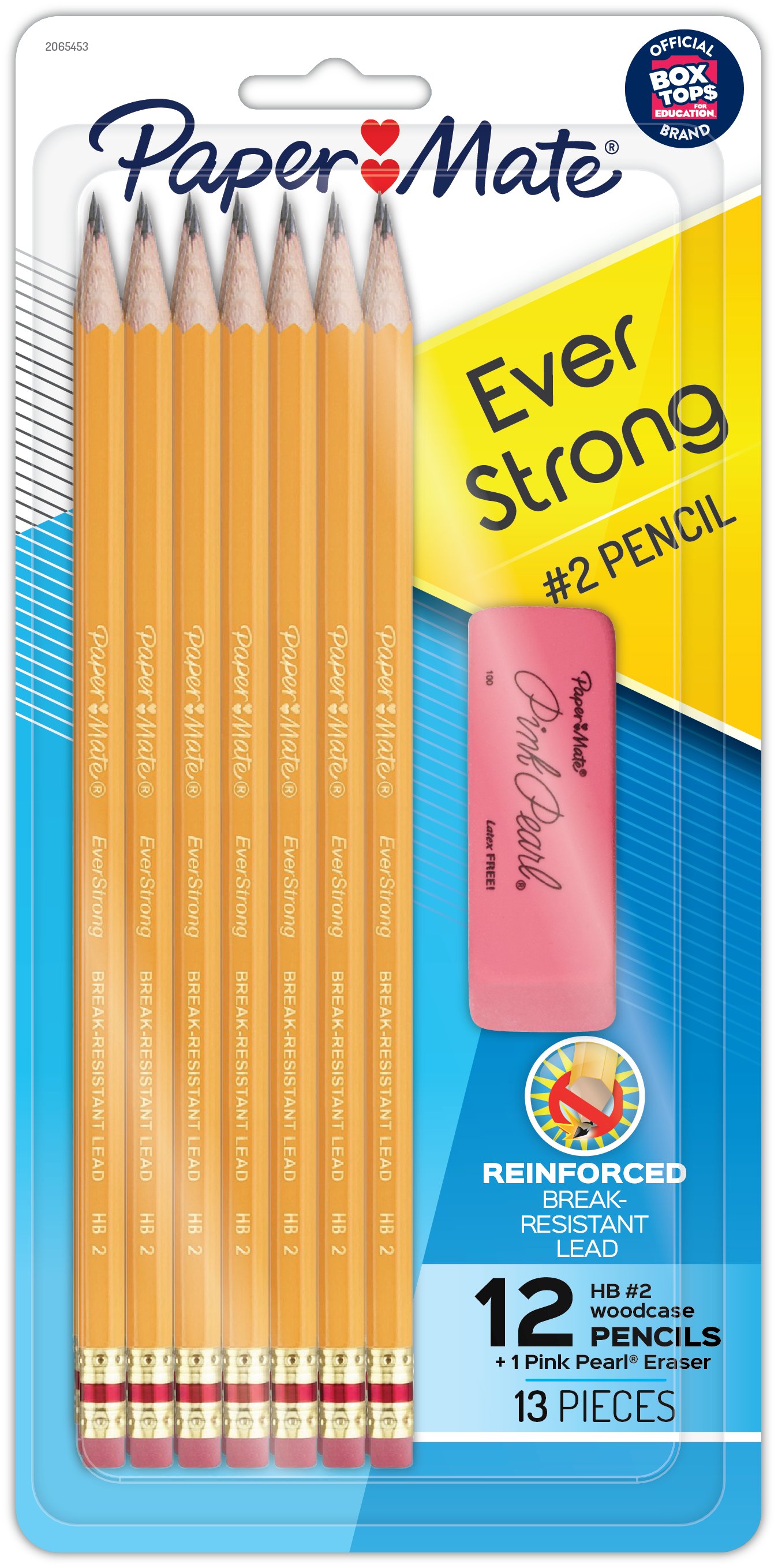24-Pack Paper Mate EverStrong #2 Pencils Reinforced Break-Resistant Lead When Writing 1 