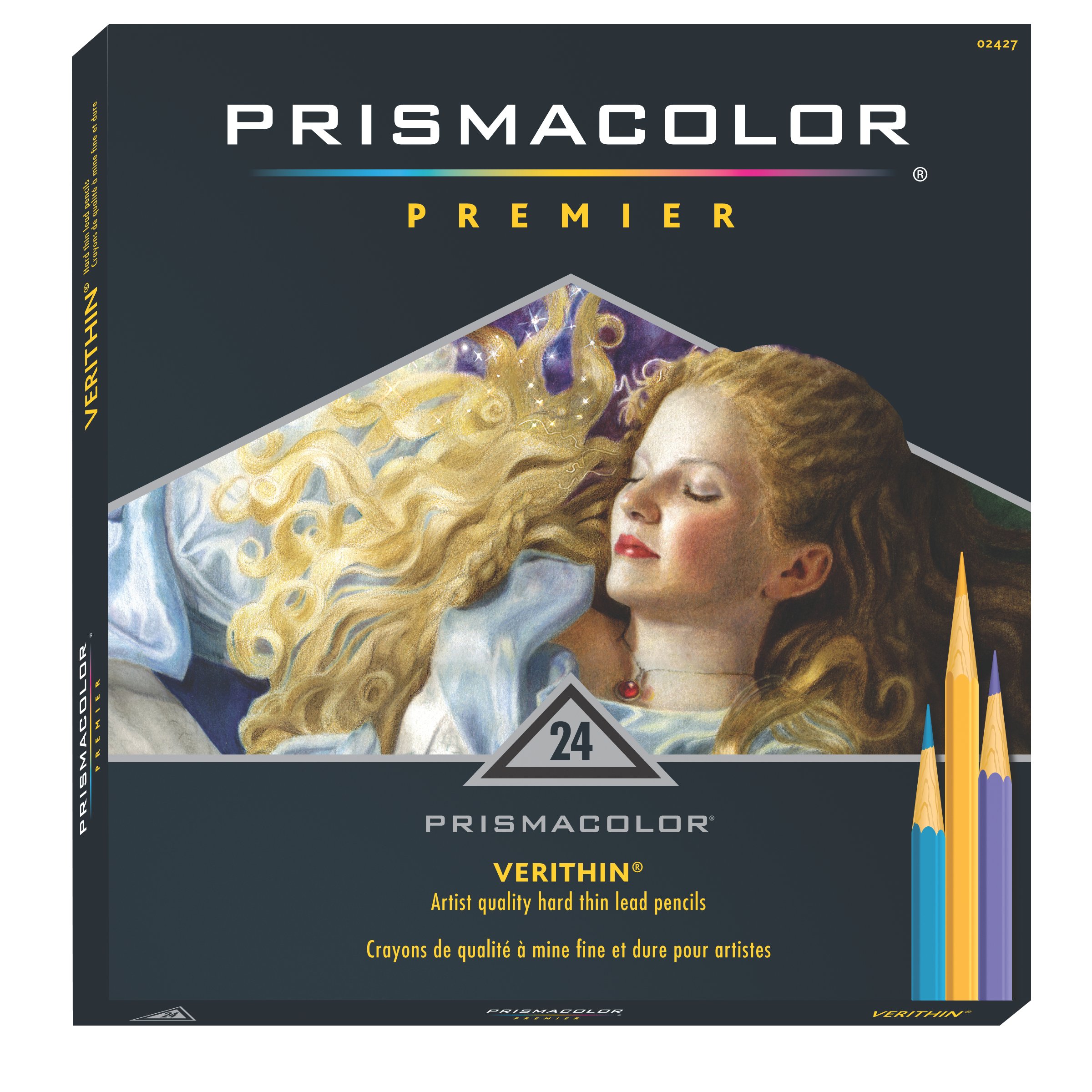 Prismacolor 2428 Verithin Colored Art Woodcase Pencils, 36