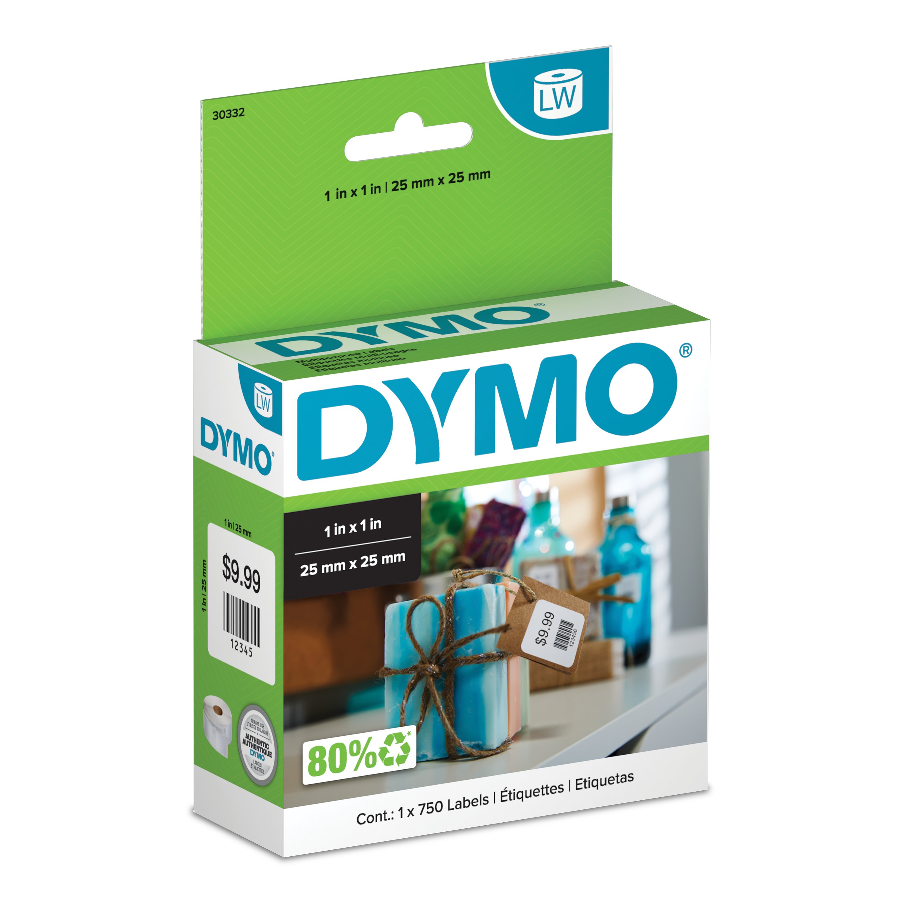 Dymo 99015 Lot de 10 rouleaux détiquettes multifonctions pour Dymo LabelWriter 4XL 450 400 330 320 310 Twin Turbo Duo Seiko SLP 450 430 420 400 240 220 200 120 100 Pro Plus 