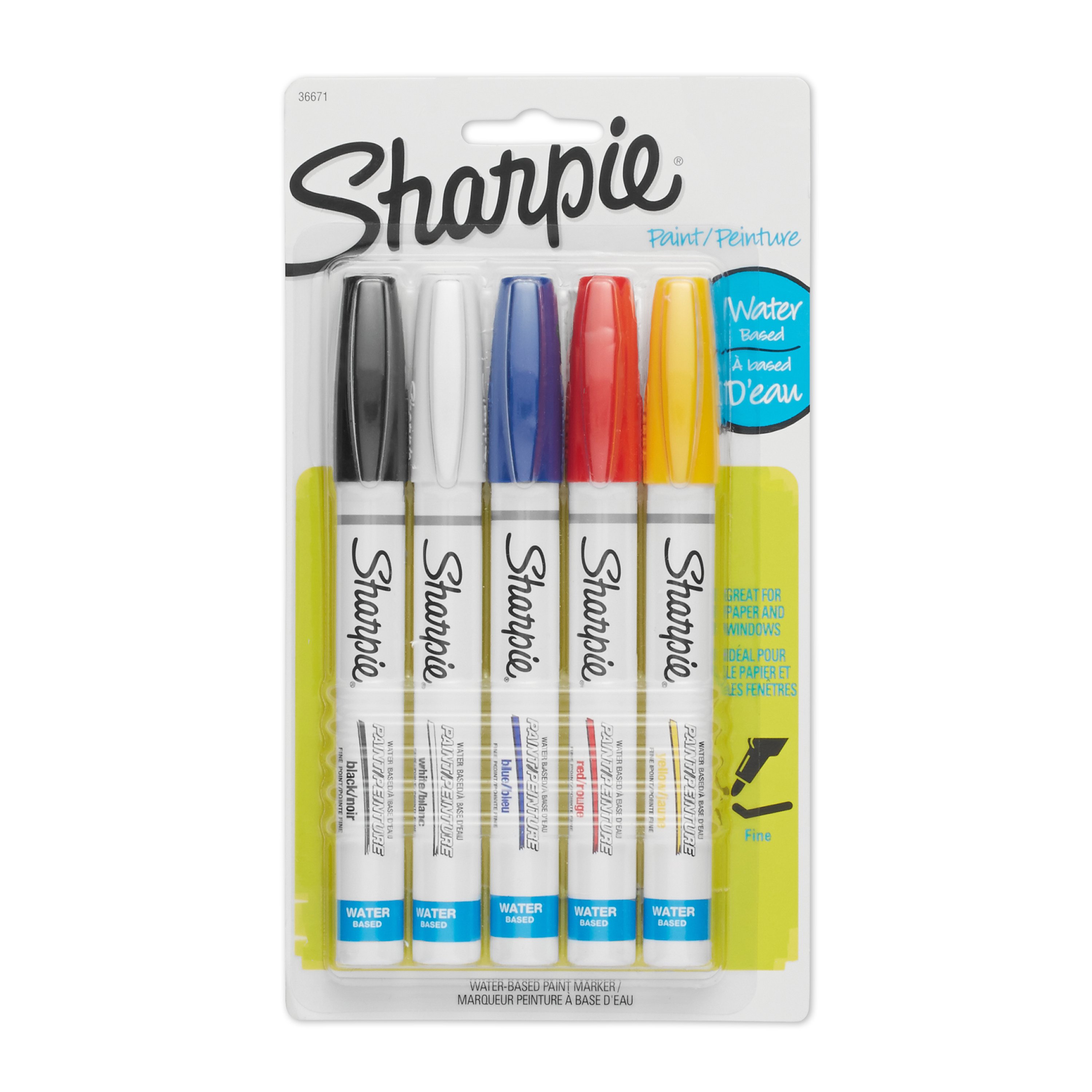 Sharpie Water-Based Paint Markers - Fine Point - Standard Colors – Value  Products Global