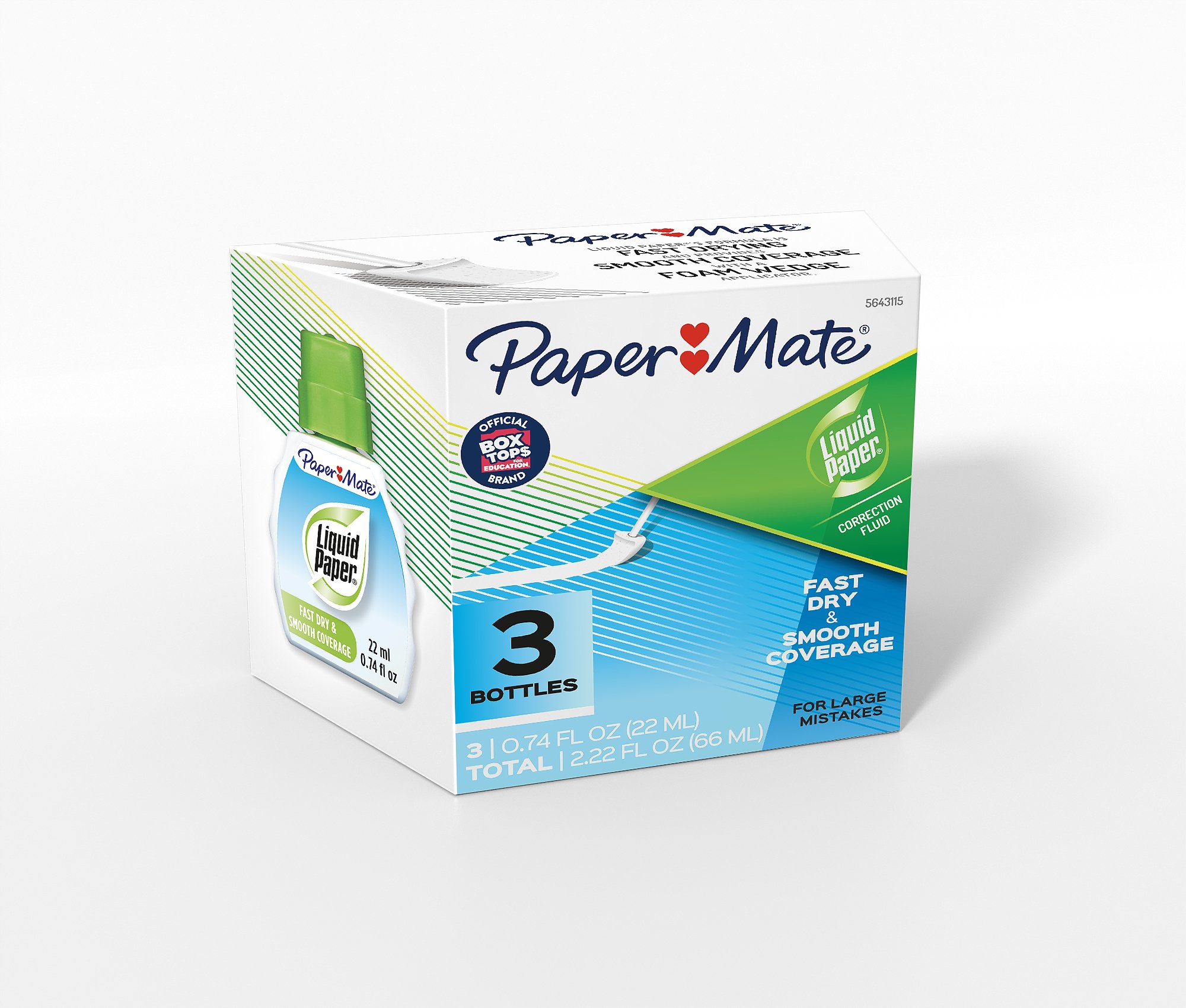 Paper Mate Liquid Paper Fast Dry Correction Fluid