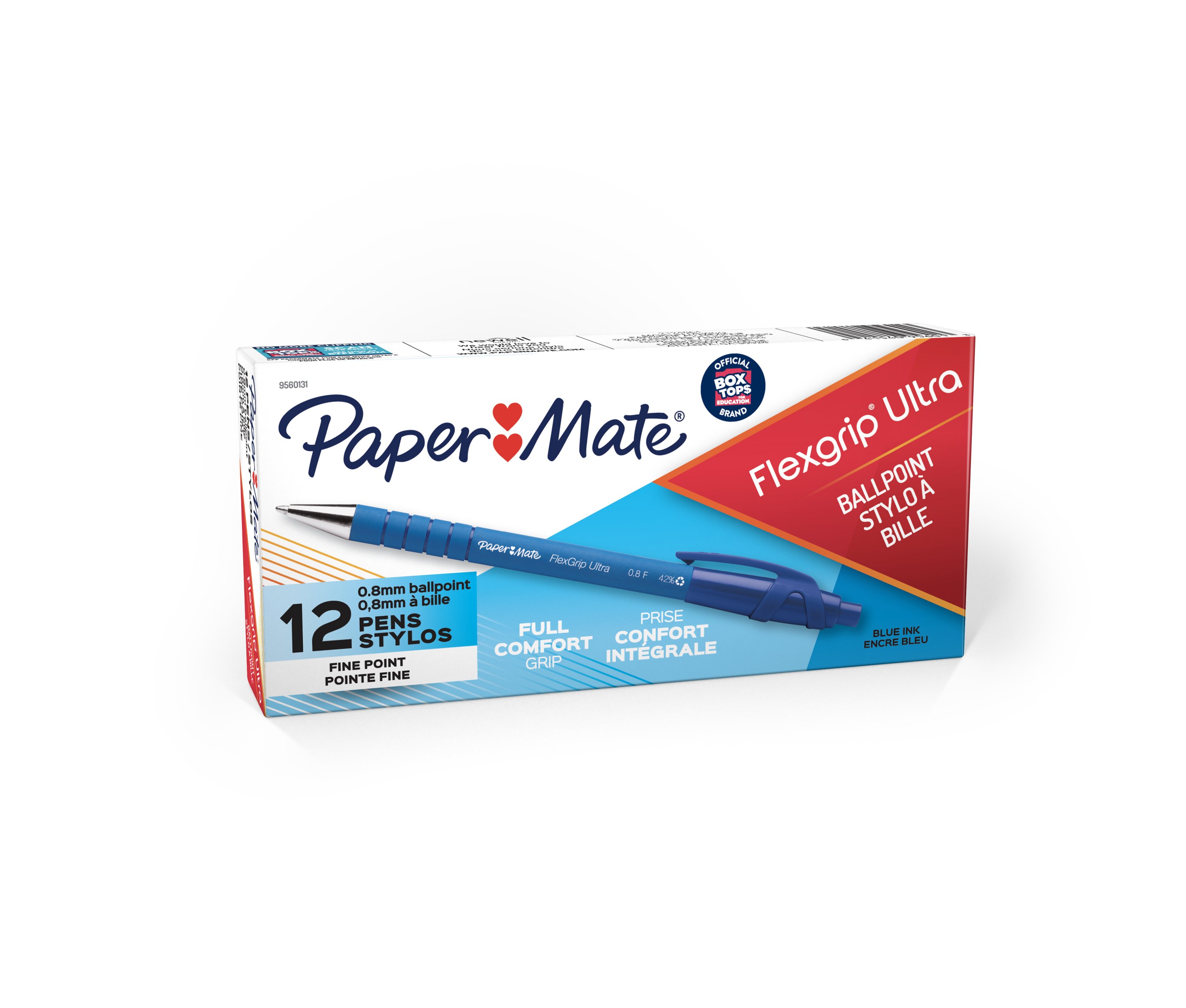 Paper Mate FlexGrip Ultra Retractable Ballpoint Pens, Fine Point