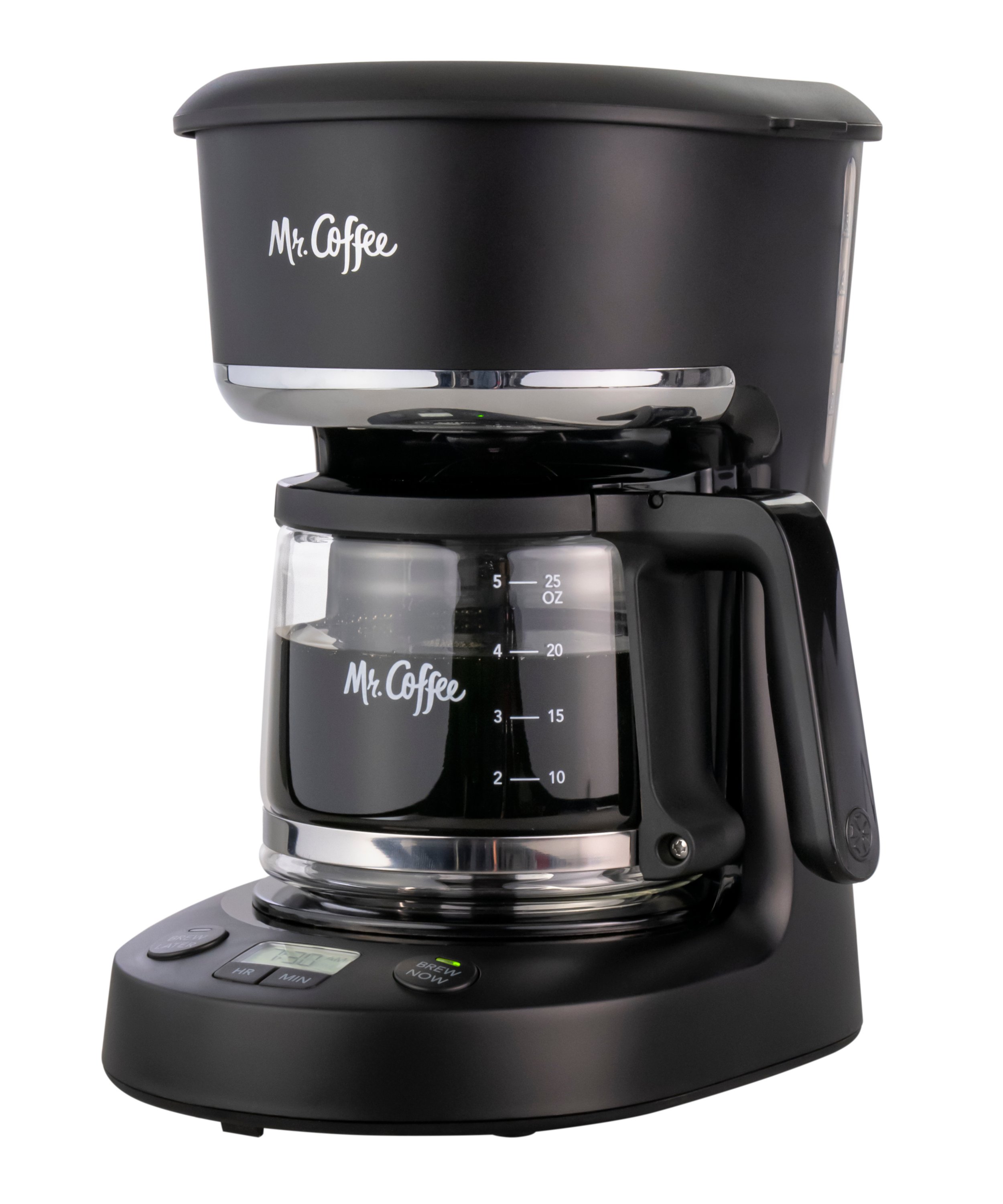 Læsbarhed Jeg vil have Transportere Mr. Coffee® 5-Cup Programmable Coffee Maker, 25 oz. Mini Brew, Brew Now or  Later, with Water Filtration and Nylon Filter | Mr. Coffee