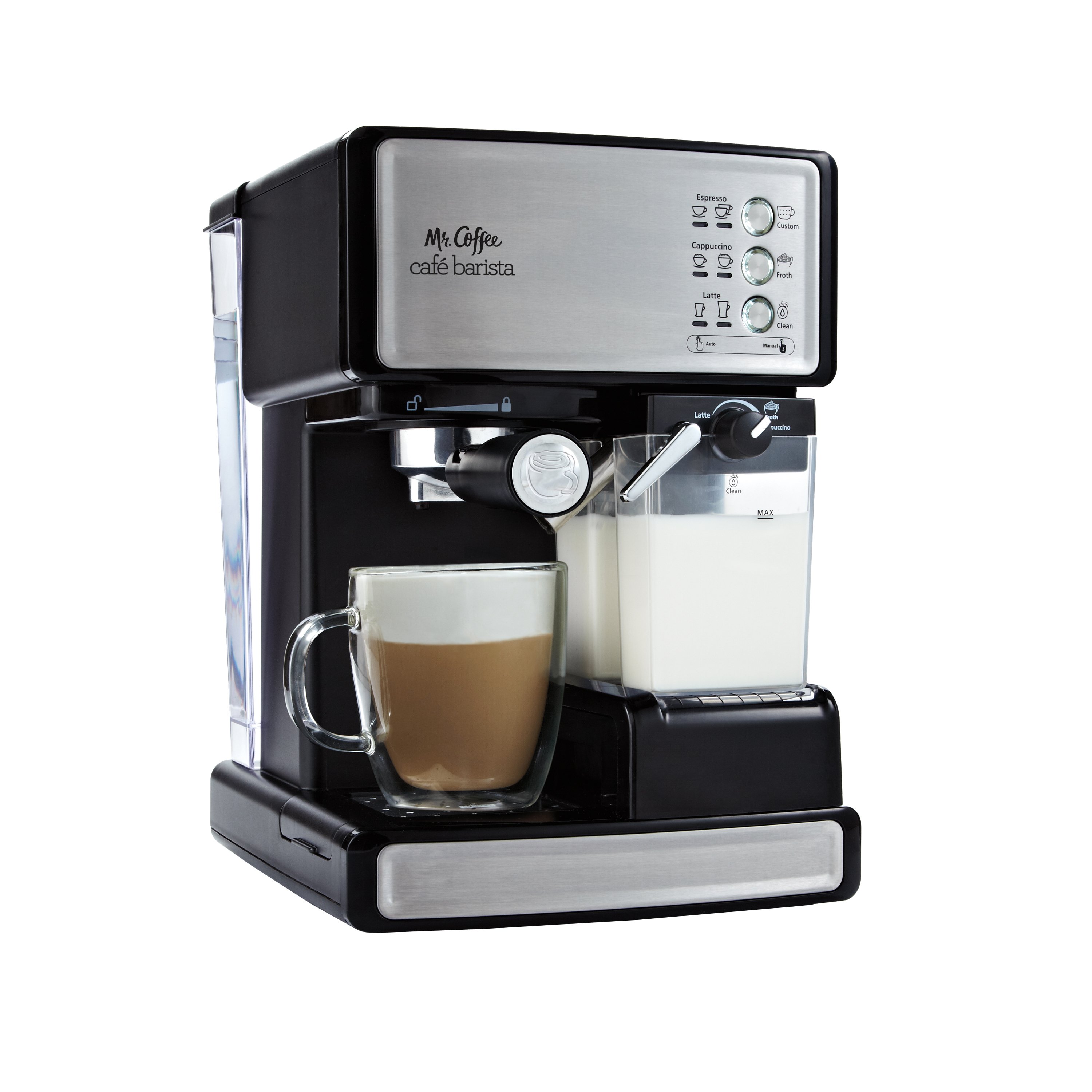 New Mr Coffee Steam Espresso Machine with Frothing Cappuccino Latte Nozzle Cafe 