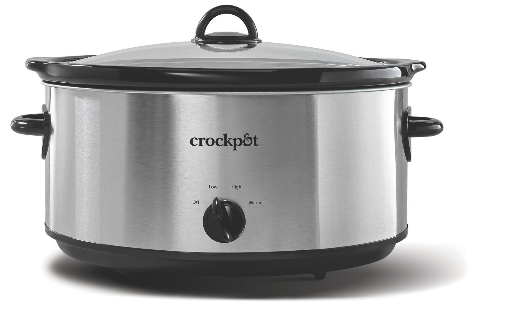 Crock-pot 8.0-Quart Slow Cooker Manual Stainless Steel