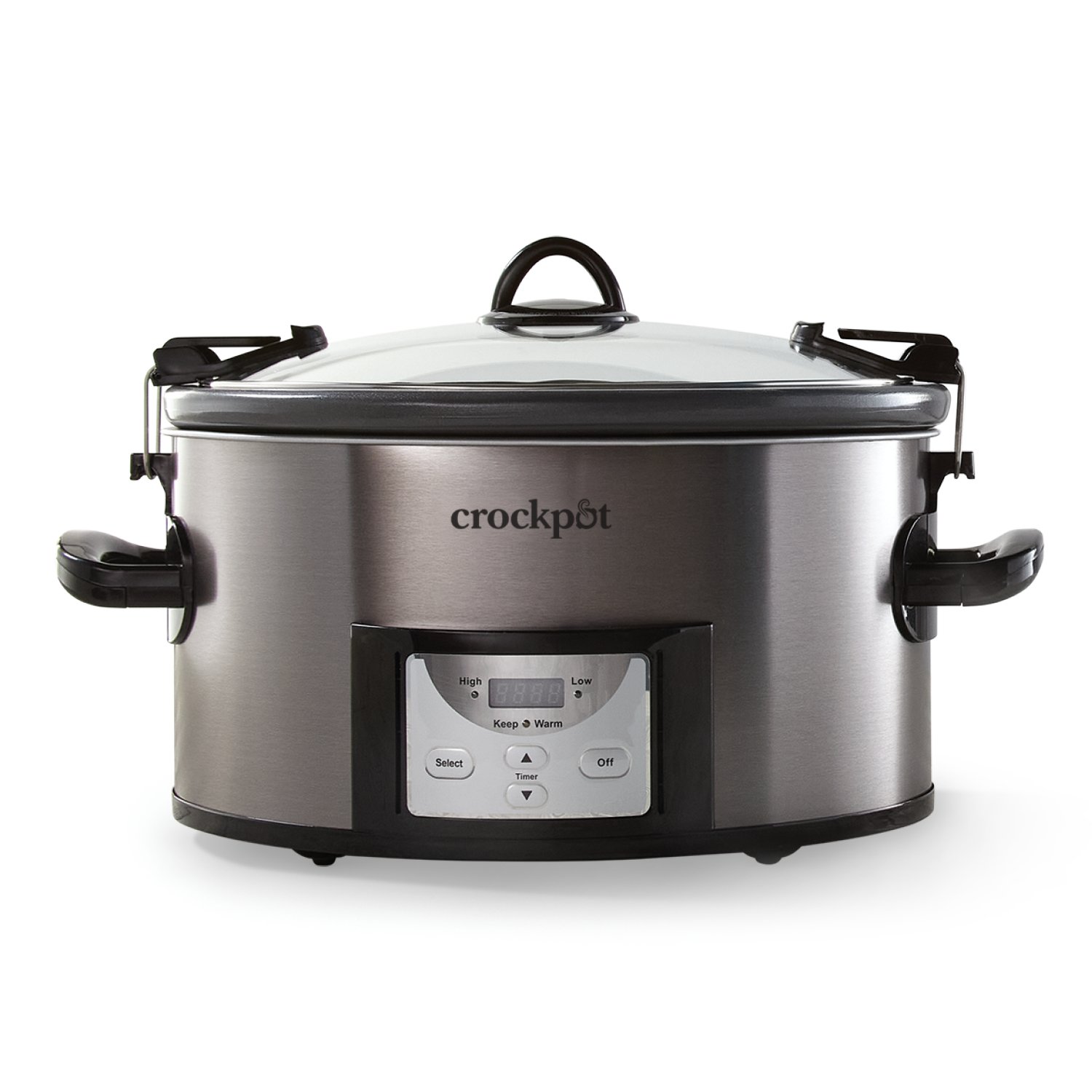 Crock Pot 7 Quart Easy to Clean Cook Carry Slow Cooker Black