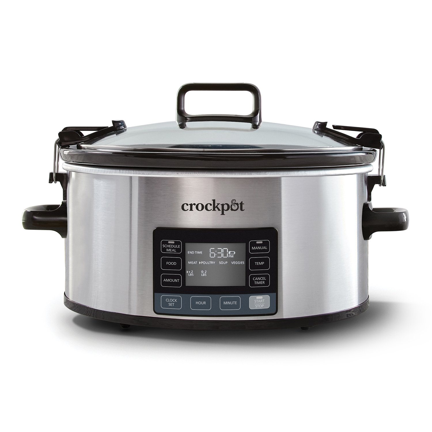 Crock-pot Crockpot 6-Quart Slow Cooker With Mytime Technology, Programmable Slow  Cooker, Stainless Steel & Reviews