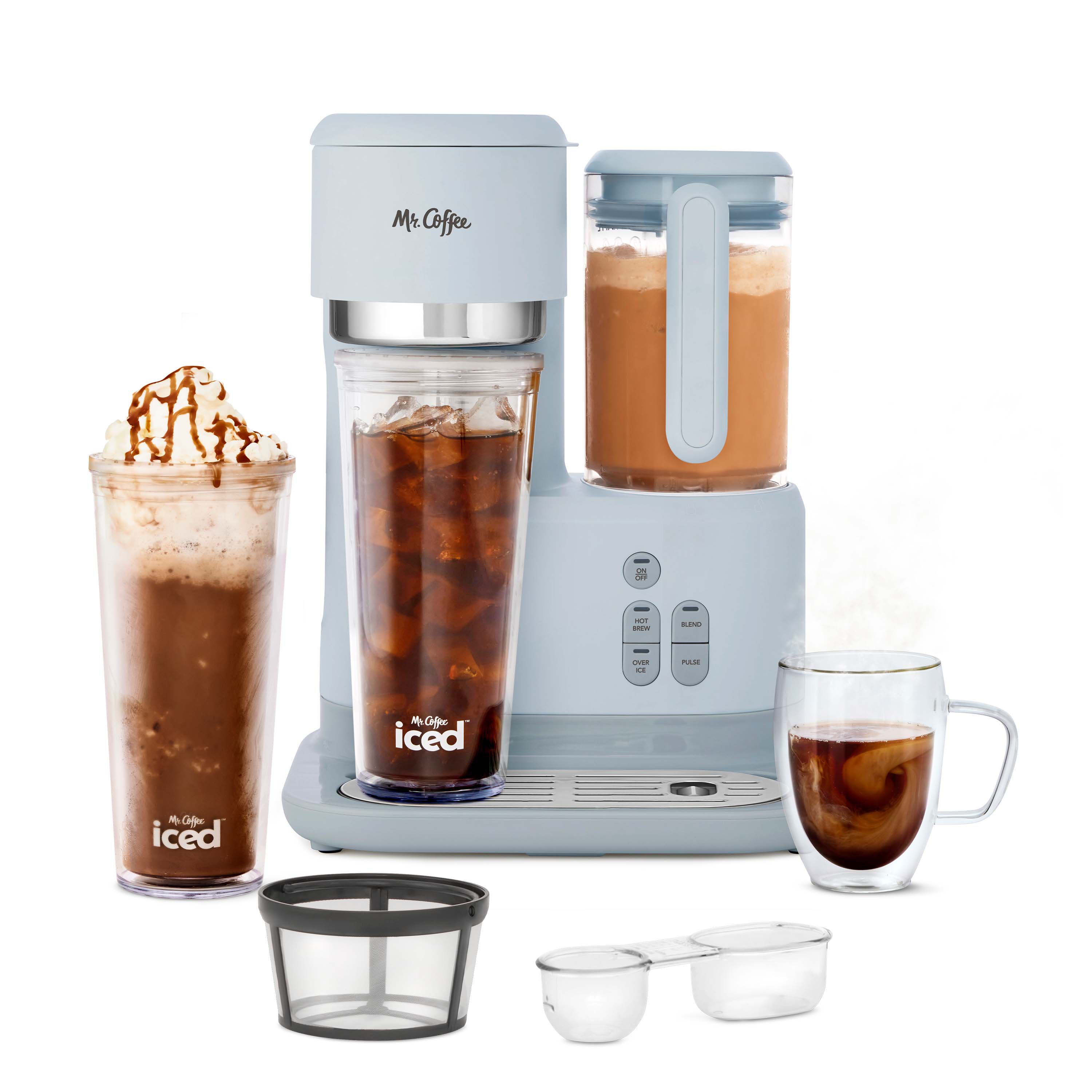 Mr. Coffee® Single-Serve Frappe™, Iced, and Hot Coffee Maker and Blender |  Mr. Coffee