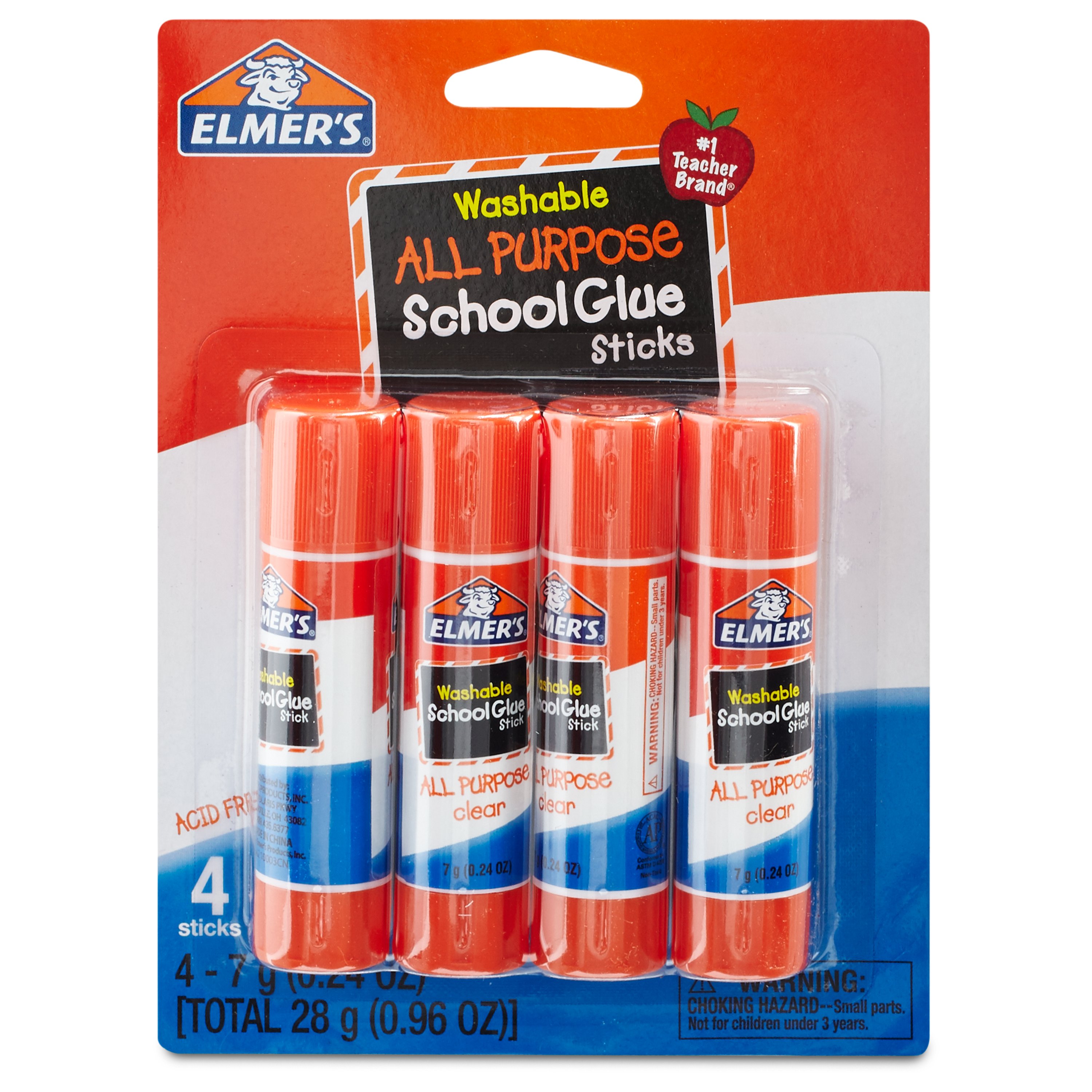 All Purpose Stik Mini Glue Sticks - 4