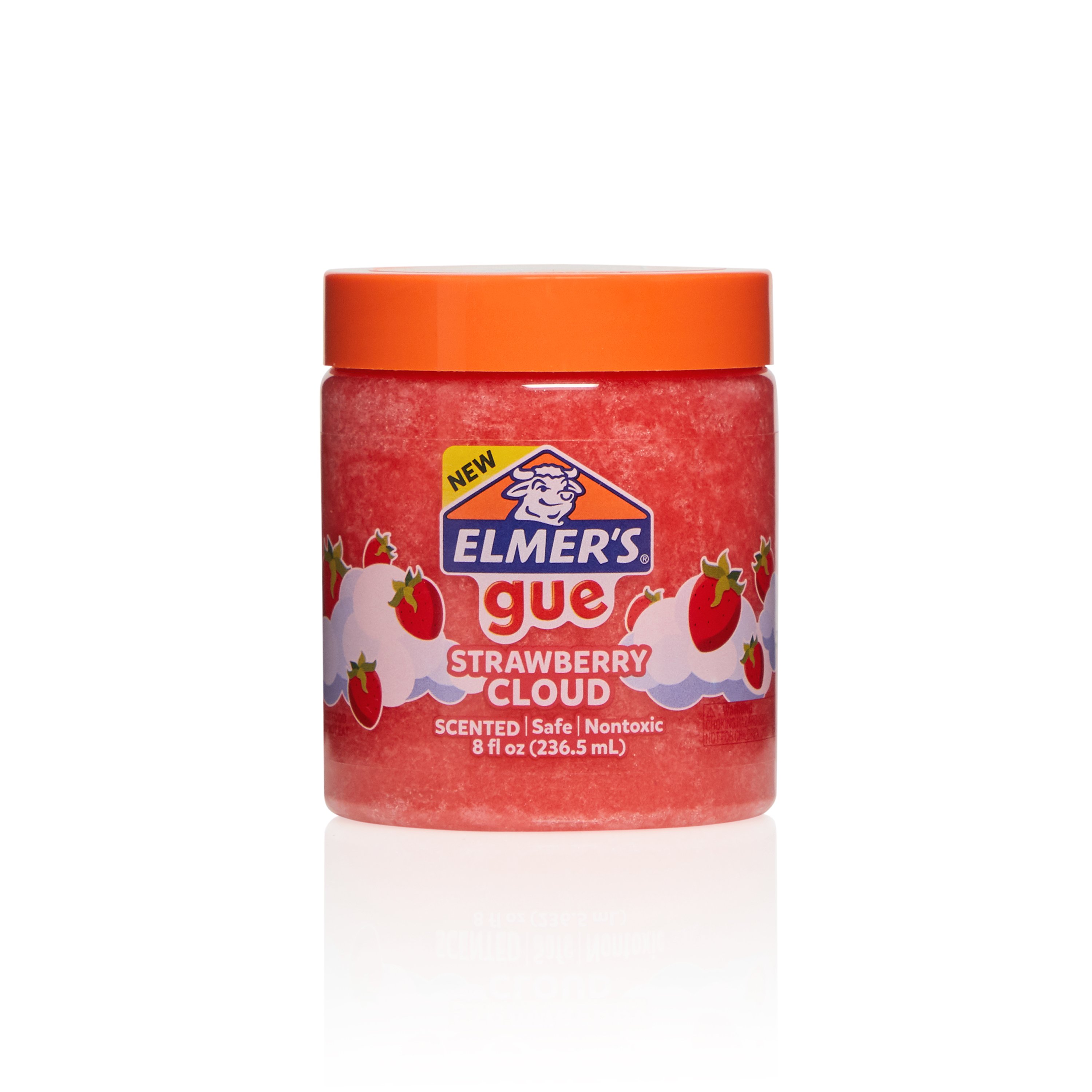  Elmer's GUE Premade Slime, Strawberry Cloud Slime, Scented, 2  Count : Home & Kitchen