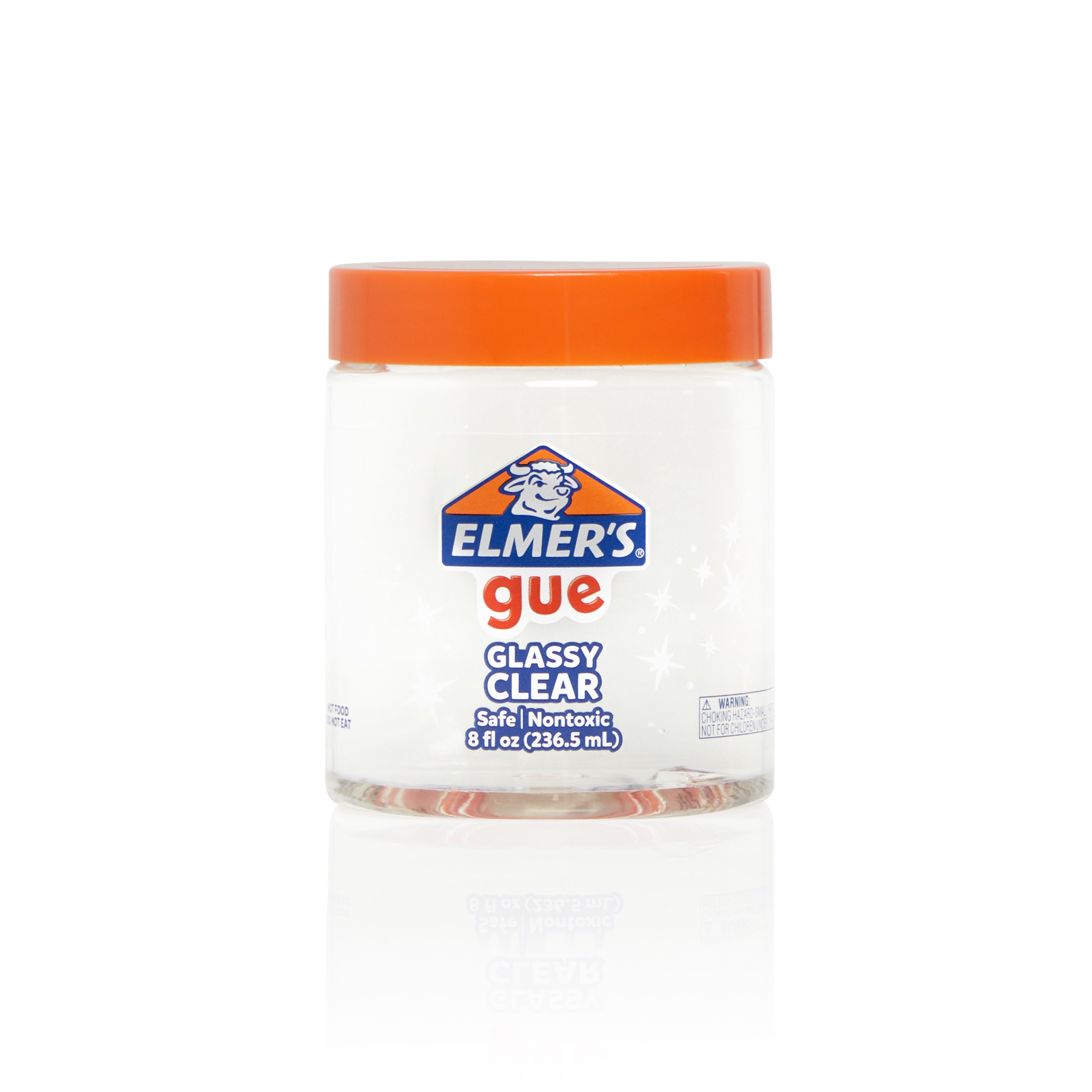 Elmer's Gue Pre-Made Slime, Blue Clear Slime, Includes 4 Sets of Unique  Mix-Ins, 1.5-lb Bucket 