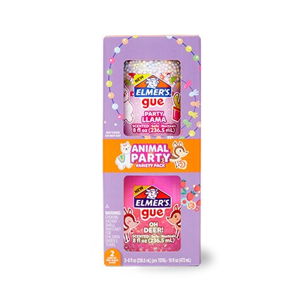 Elmer's Premade Slime Party Pack W Mix Ins 20 Pkg