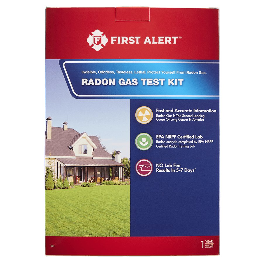 NEW First Alert RD1 Radon Gas Test Kit SAFE EASY USE 3719259 
