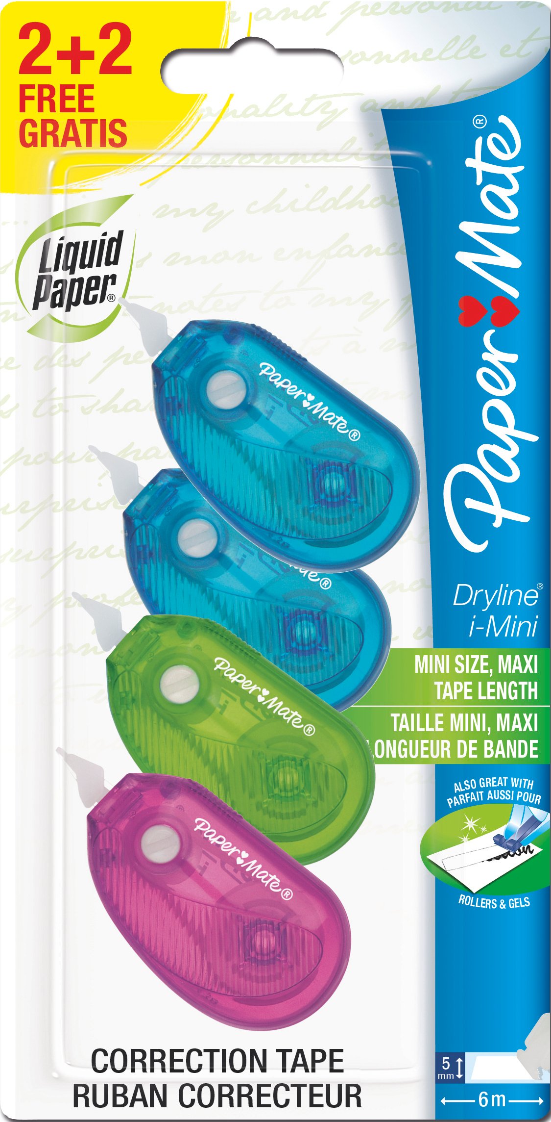 Liquid paper dryline on sale mini correction tape