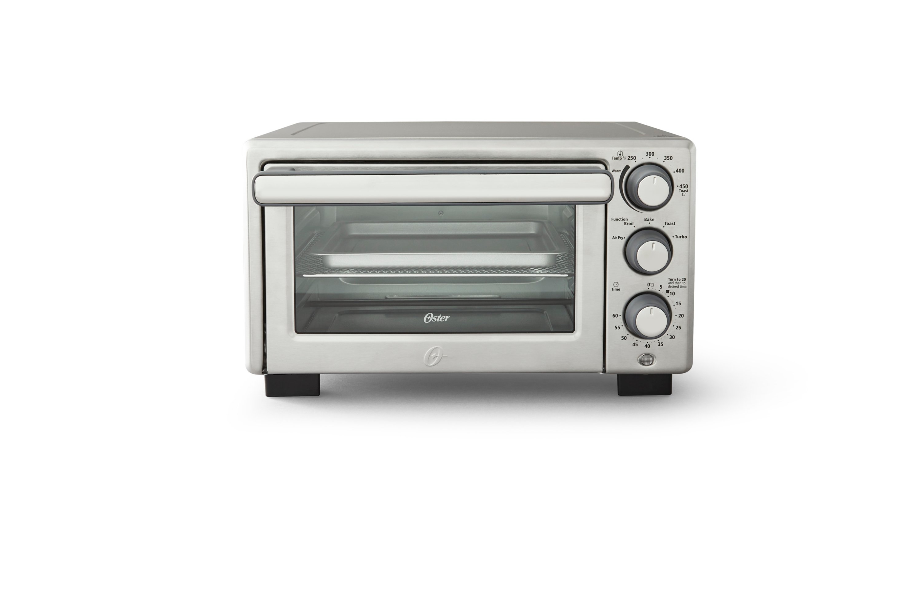  Oster Air Fryer Oven, 10-in-1 Countertop Toaster Oven, XL Fits  2 16 Pizzas, Stainless Steel French Doors: Home & Kitchen