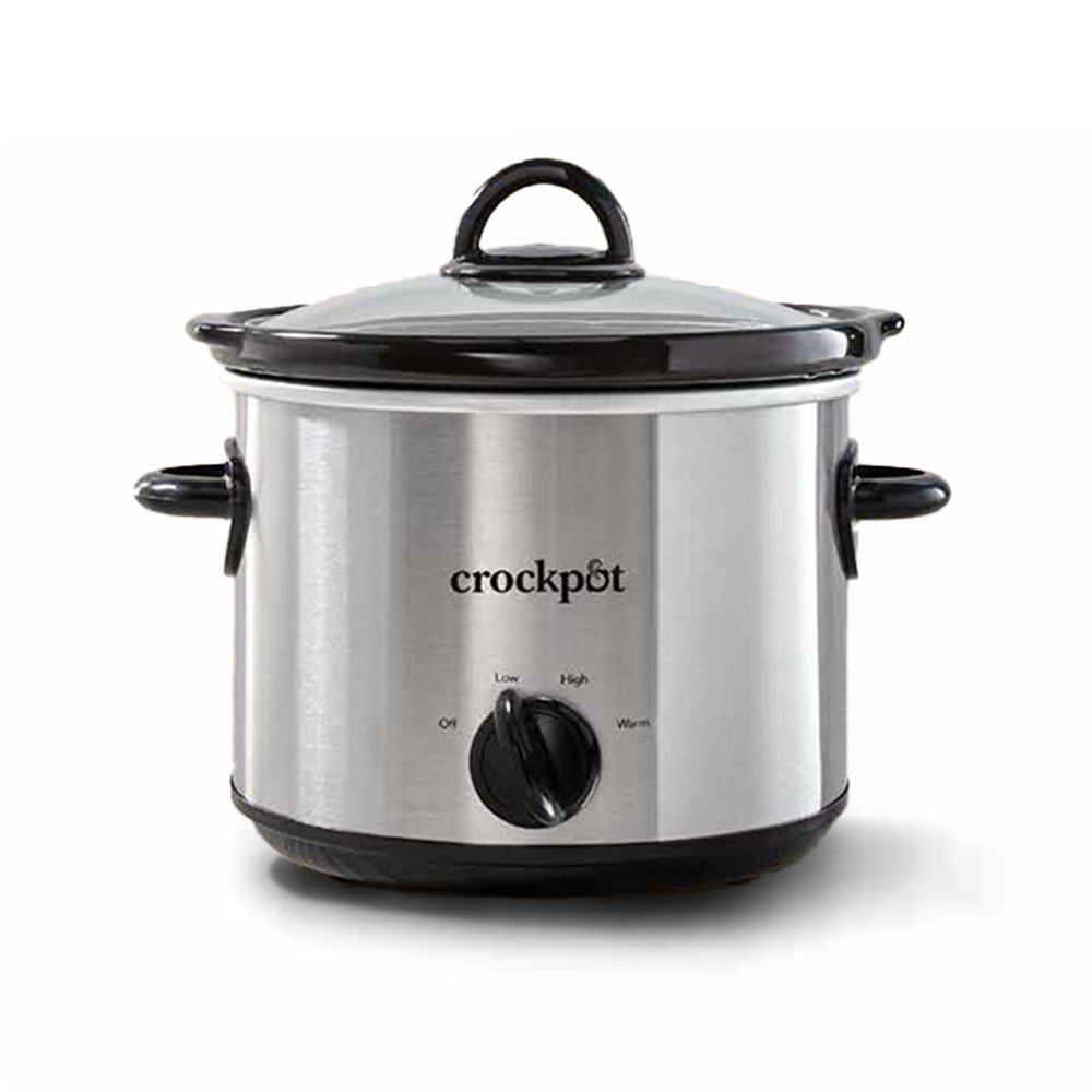 Crock-Pot® Manual 3-Quart Slow Cooker, Silver