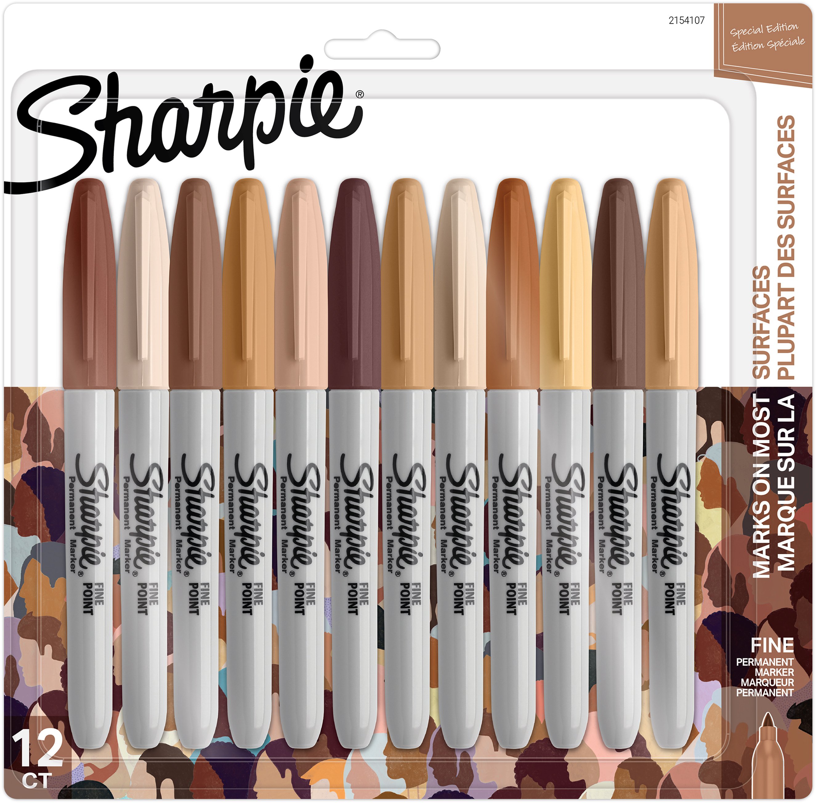 Lot de 24 marqueurs Sharpie - pointe fine