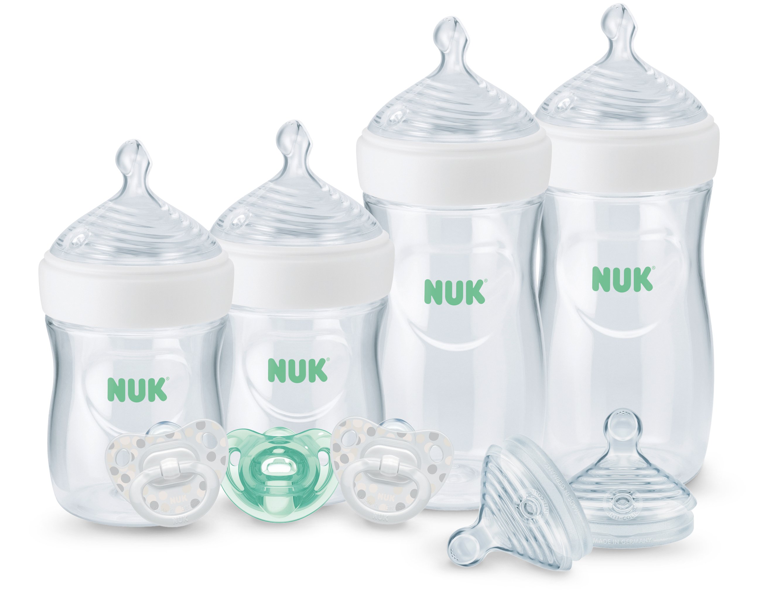 NUK Simply Natural Baby Bottles 2 pack 9oz New 