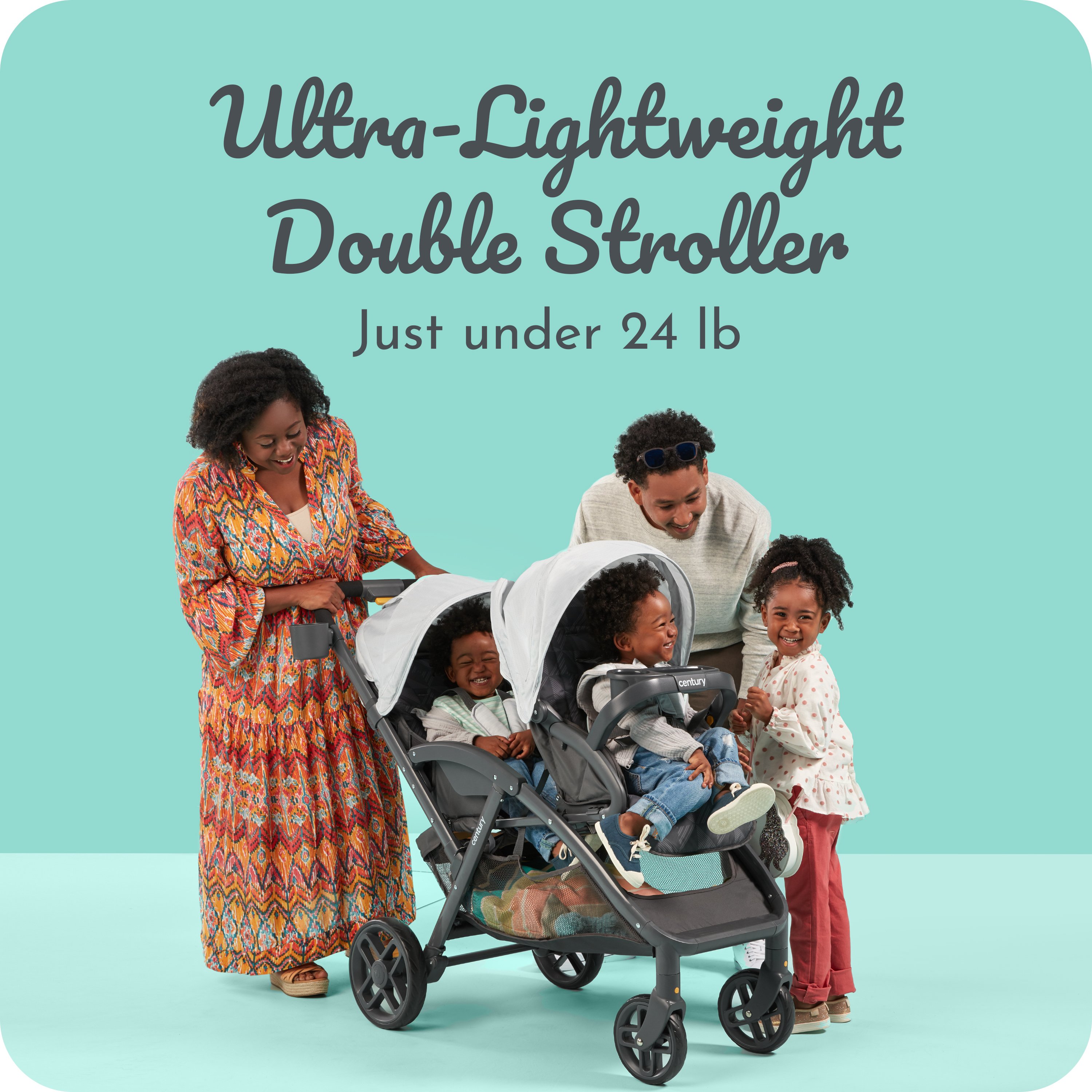 Light cheap twin stroller